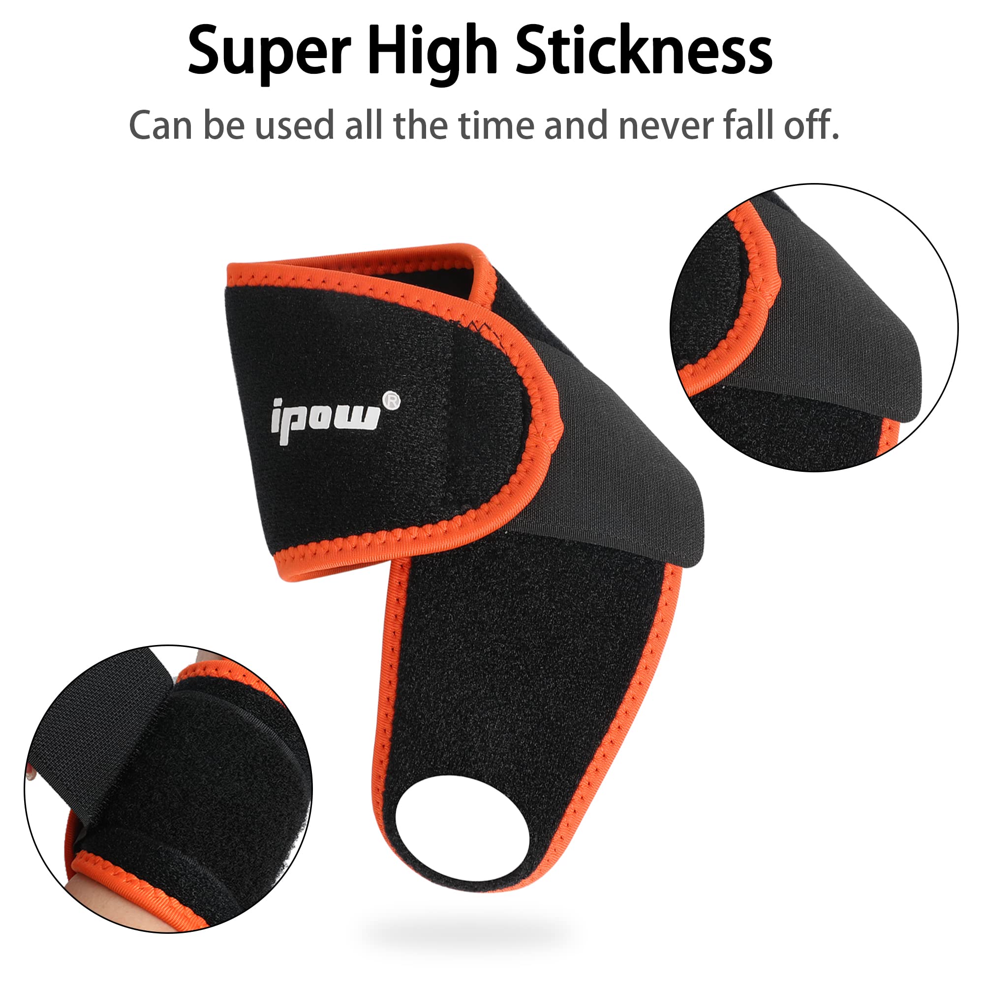 Fascia Per Polsi Da Palestra - 2 Pezzi In Neoprene - Regolabile Con Velcro - Per Sollevamento Pesi E Fitness - Uomo E Donna - Foto 8