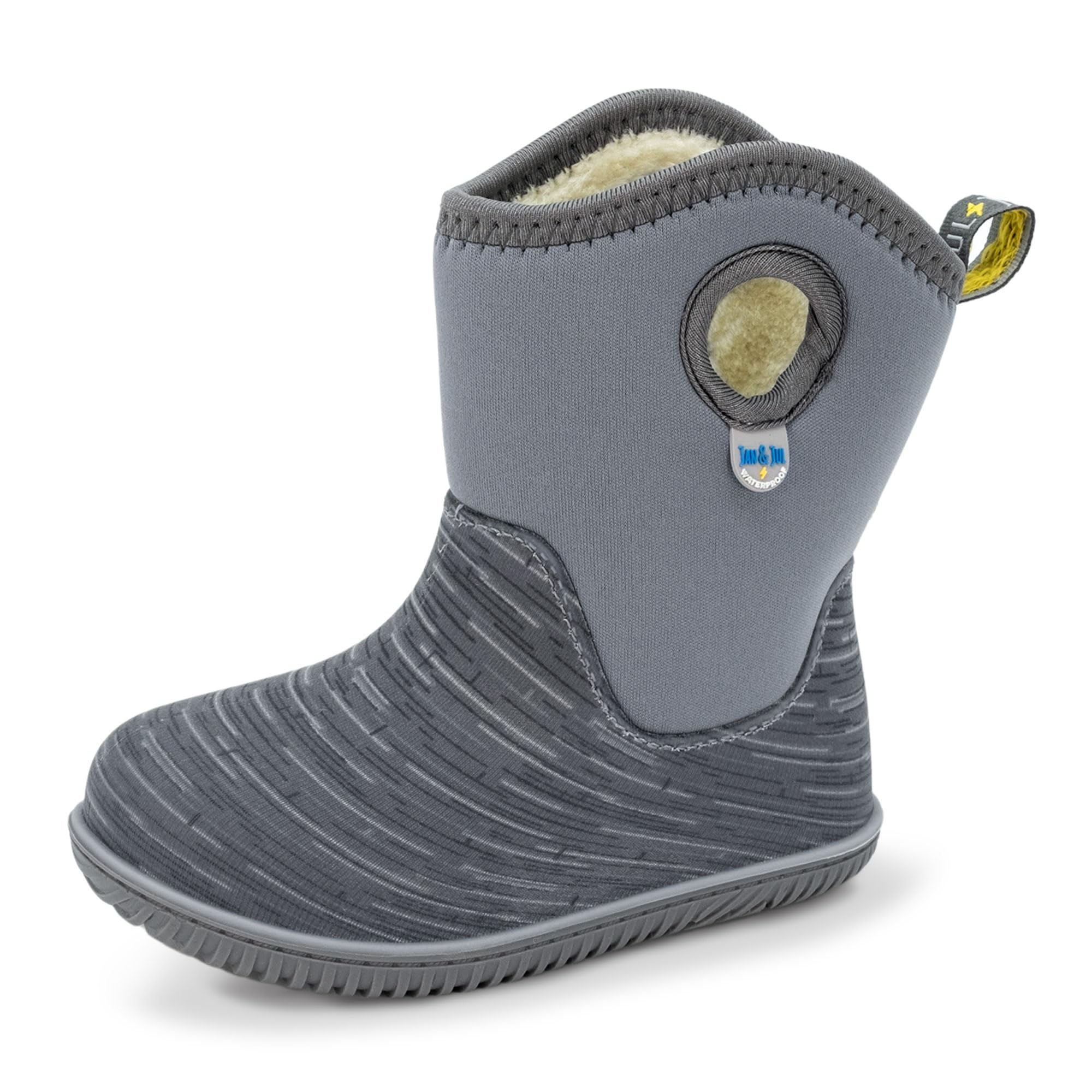 JAN & JUL Wodoodporne izolowane buty zimowe dla małych dzieci i dzieci