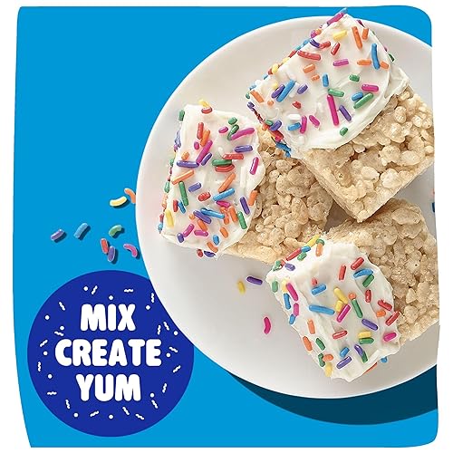 Miniatura 5 de Rice Krispies Kellogg's Frosted Krispies Cereal para desayuno, aperitivos para niños, golosinas de malvavisco, original, caja de 13 onzas (1 caja)