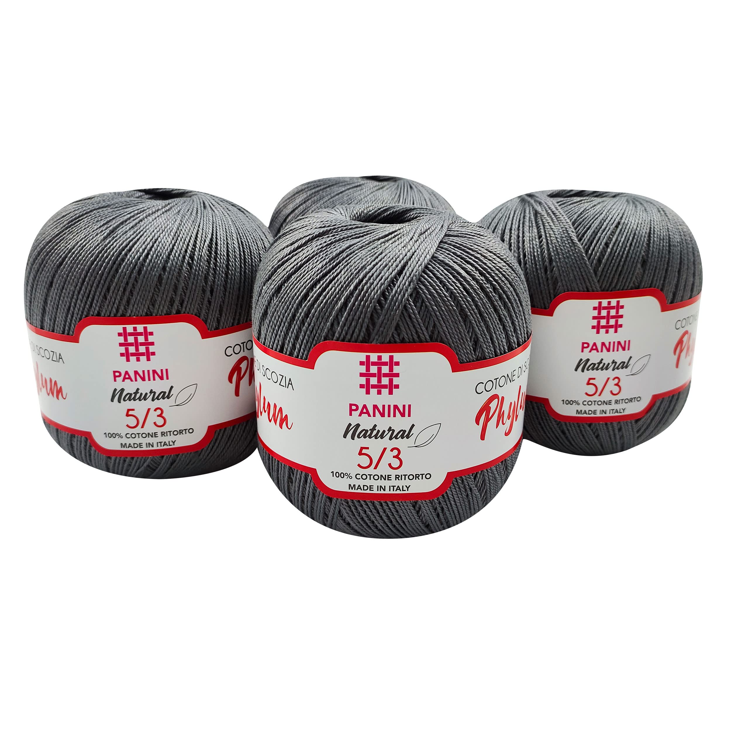 Gomitolo Cotone Panini Made In Italy - Filo Spesso Per Uncinetto E Lavori Handmade - Foto 8