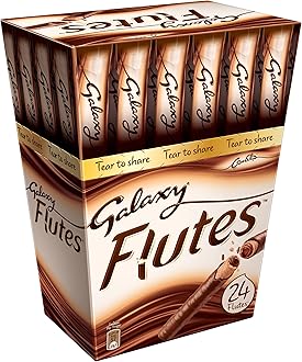 Galaxy Flutes Chocolate Cream With Crispy Waffer 24 X 11.5Gm
