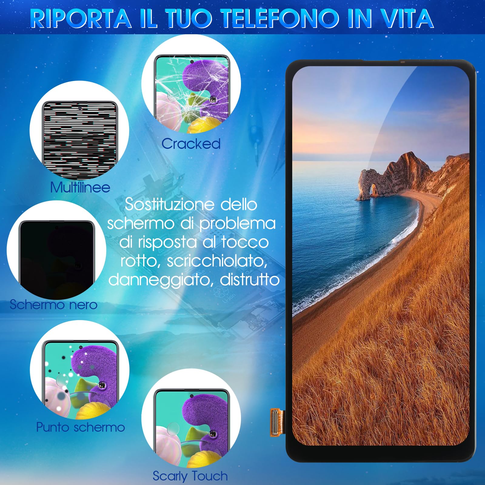 Écran LCD + Tactile Complet Pour Xiaomi Mi 9T / 9T Pro - Neuf - Remplacement