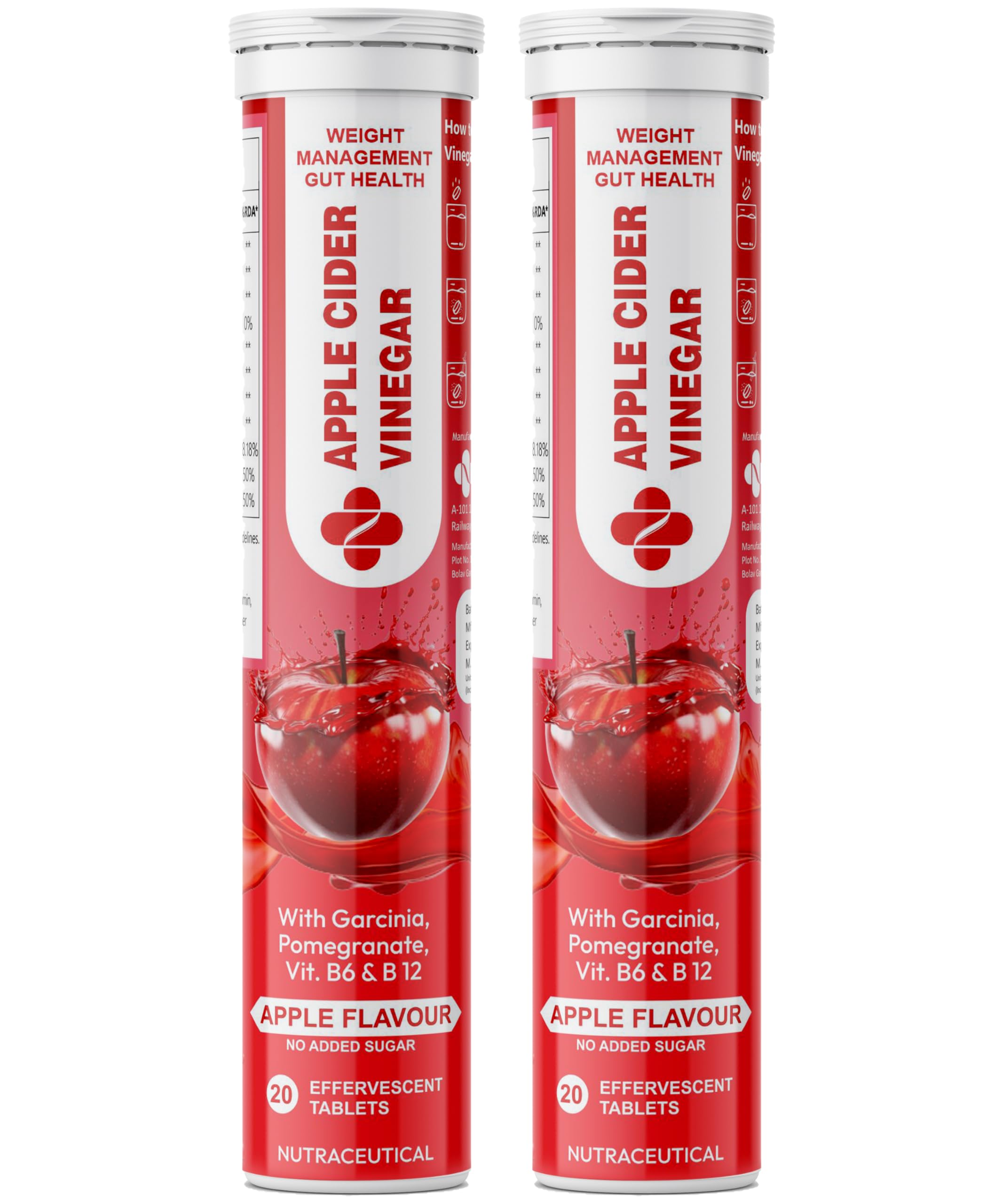 Necon Apple Cider Vinegar Tablets for Weight Loss with Mother ACV Effervescent Tablets for Immunity, Digestion, ACV Tablets With - (20 Tablets) Pack of 2 (B0CM9L3GTT) Amazon Price History, Amazon Price Tracker