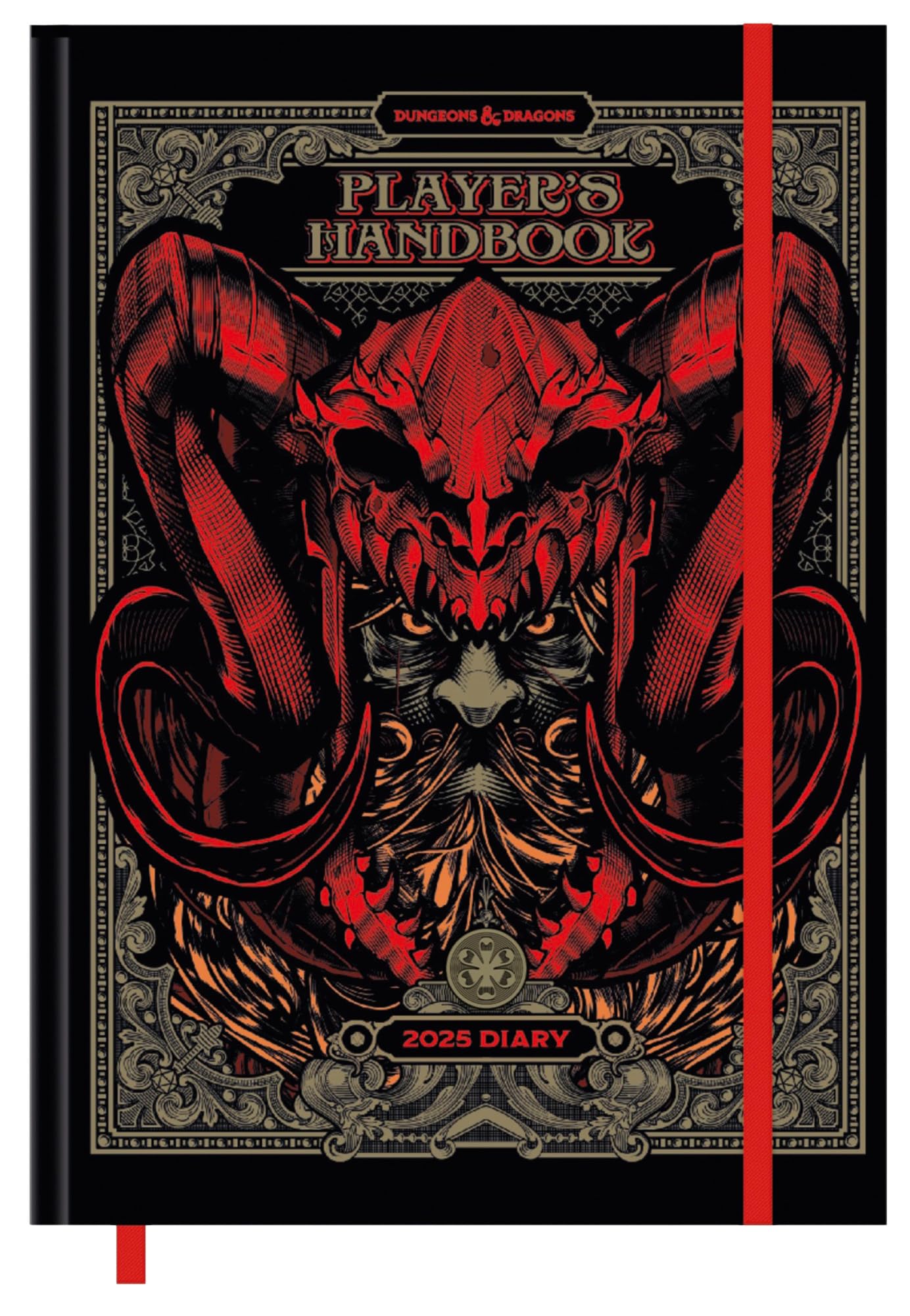 Pyramid Dungeons & Dragons 2025 A5 Diary, 14.8 x 21 cm, Fantasy Role Play, Adventure Planner for Office & School