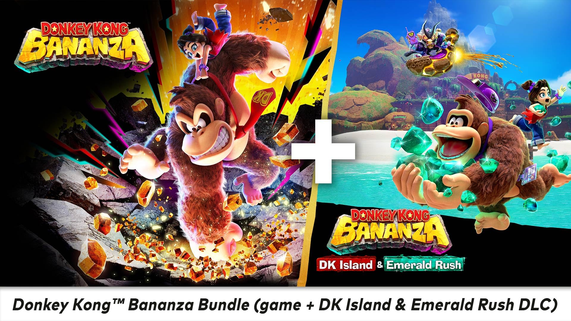 Amazon.com: Donkey Kong Bananza Bundle (game + DK Island & Emerald