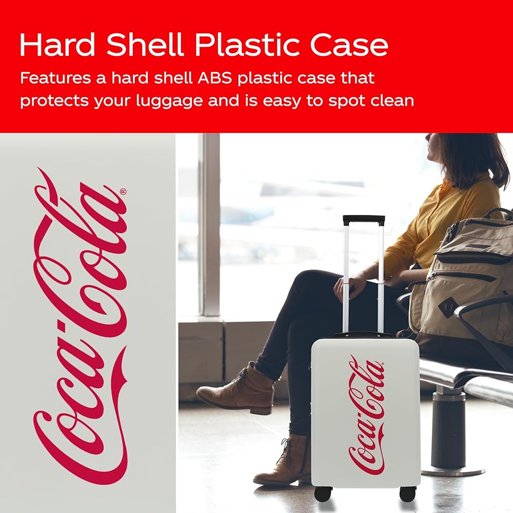 Amazon.com | FUL Coca Cola 22.5 Inch Carry On Luggage, Hardshell
