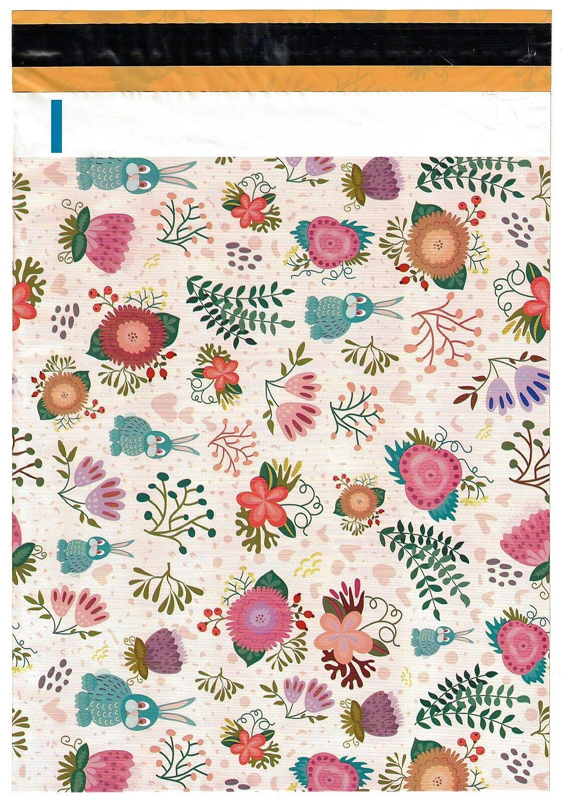 100 10x13 Cute Bunnies Hare Poly Mailers Shipping Envelopes Bags 10 x 13 by ValueMailers