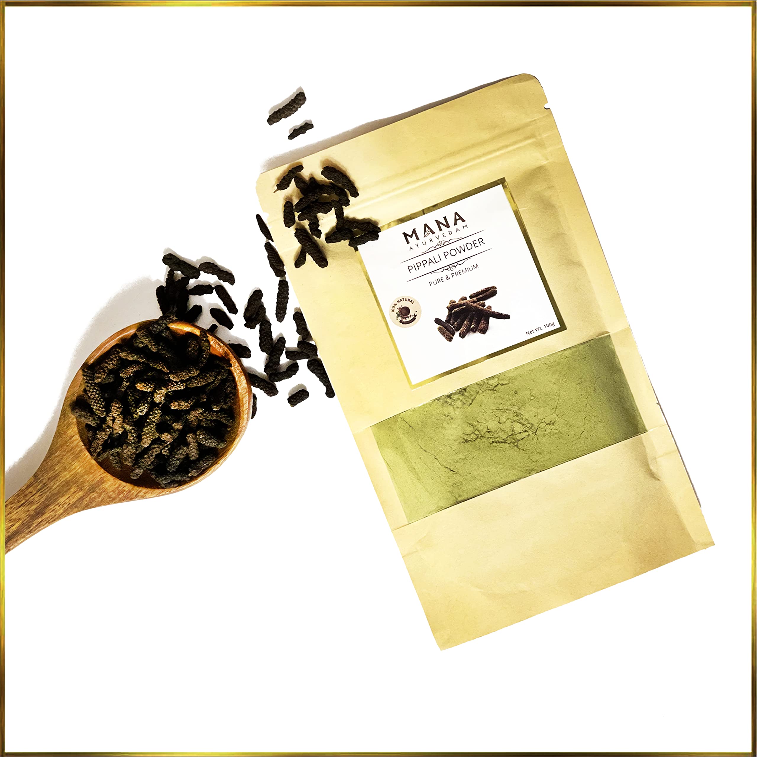 MANA AYURVEDAM PIPPALI POWDER | 100g