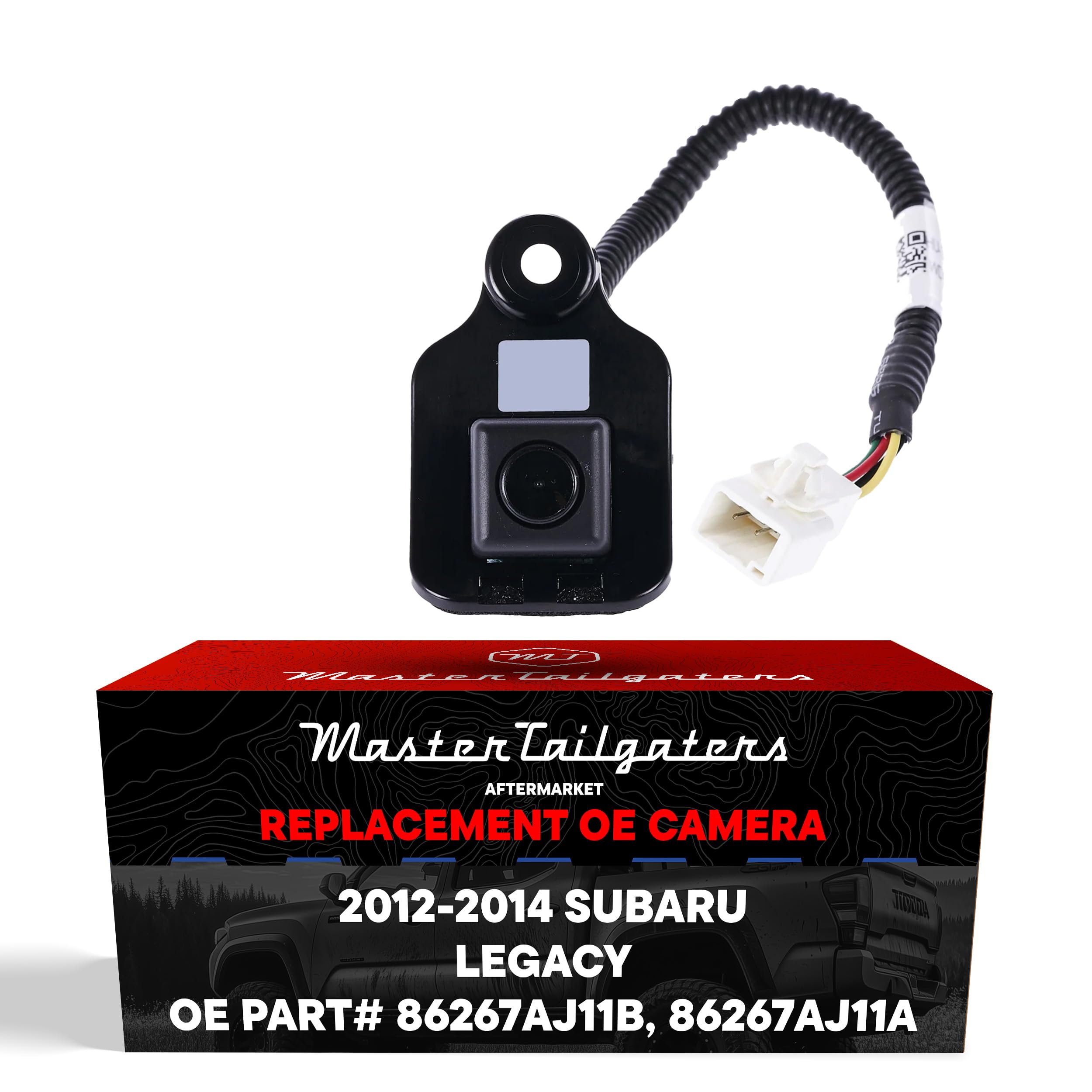 Master Tailgaters Replacement for Subaru Legacy (2012-2014) Backup Camera OE Part # 86267AJ11B, 86267AJ11A