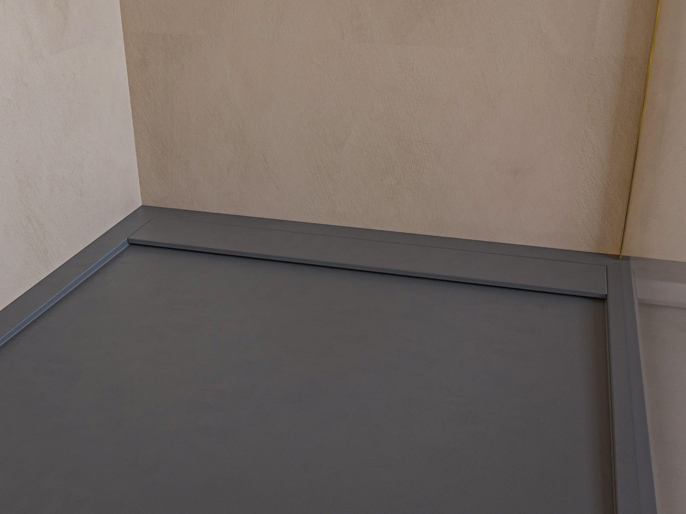 SoulHome Piatto Doccia in Resina 120x80 Cemento Design minimalista