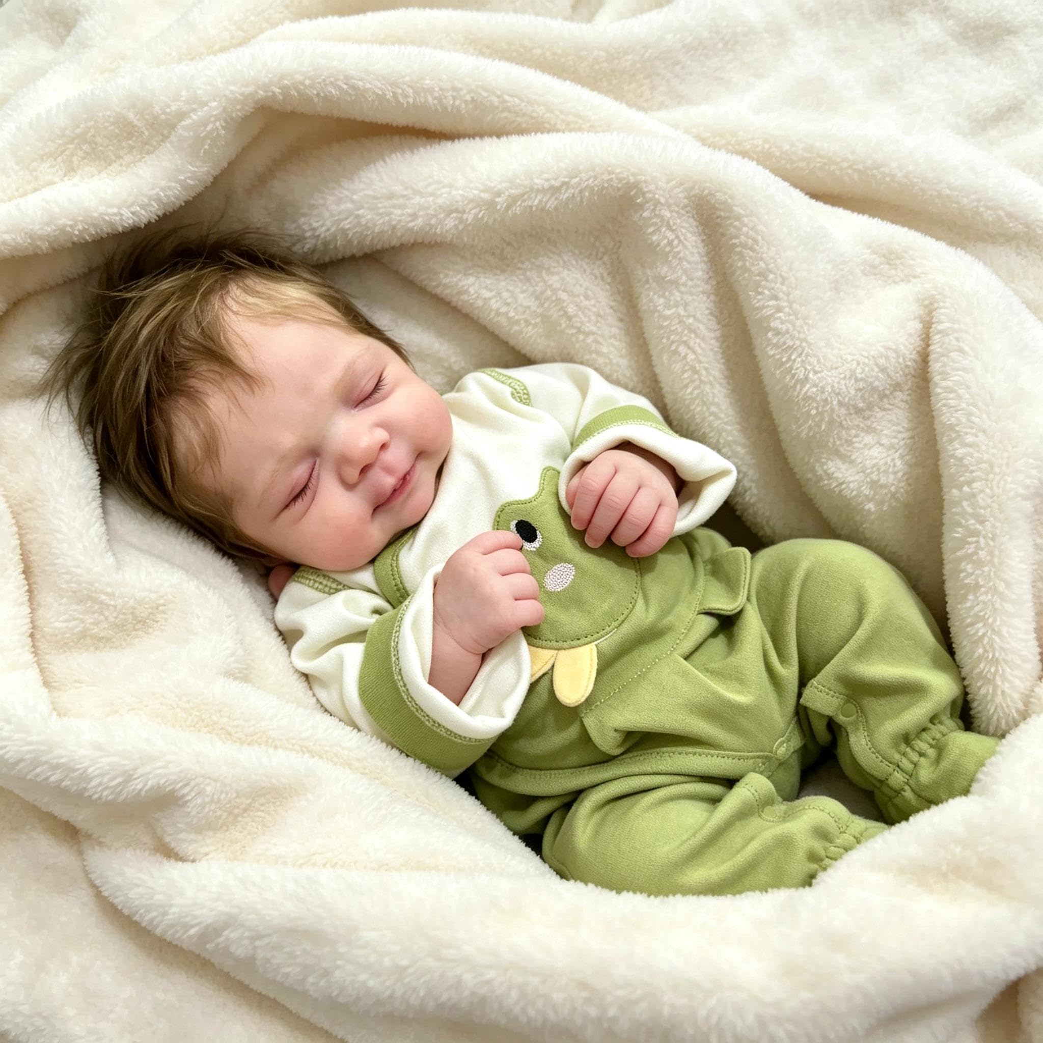RXDOLL Realistyczne lalki Reborn Baby Dolls Maluch Silikonowe Pełne Ciało Dziewczęce 45 cm Realistyczne Pełne Silikonowe Lalki Baby Doll Zamknięte Włosami Anatomicznie Poprawione Lalki Reborn