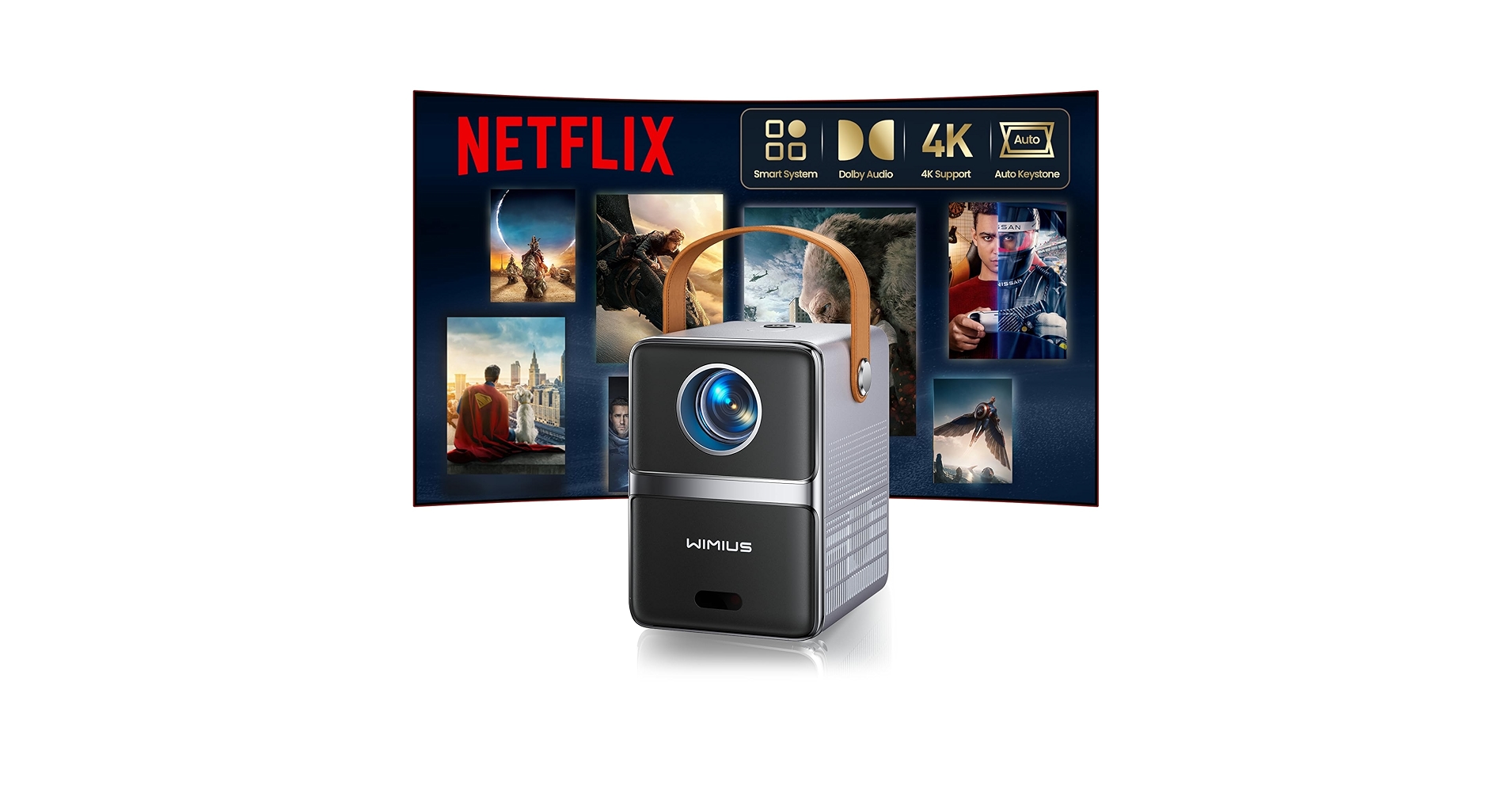 【新品同様】 WiMiUS P61 PRO プロジェクター Netflix公式 P61 pro – WiMiUS Official