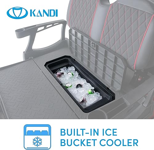 Vista 3 de Kandi Kruiser Kit de cubo de hielo, accesorio para cubo de hielo para carrito de golf, incluye cubo de hielo y tapón de drenaje, fácil de instalar.