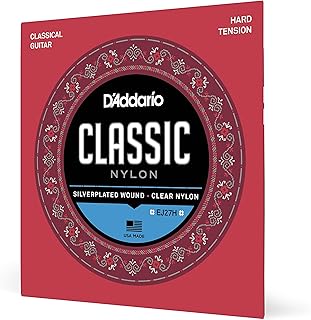 Encordoamento para violão nylon classic ej27h - d'addario
