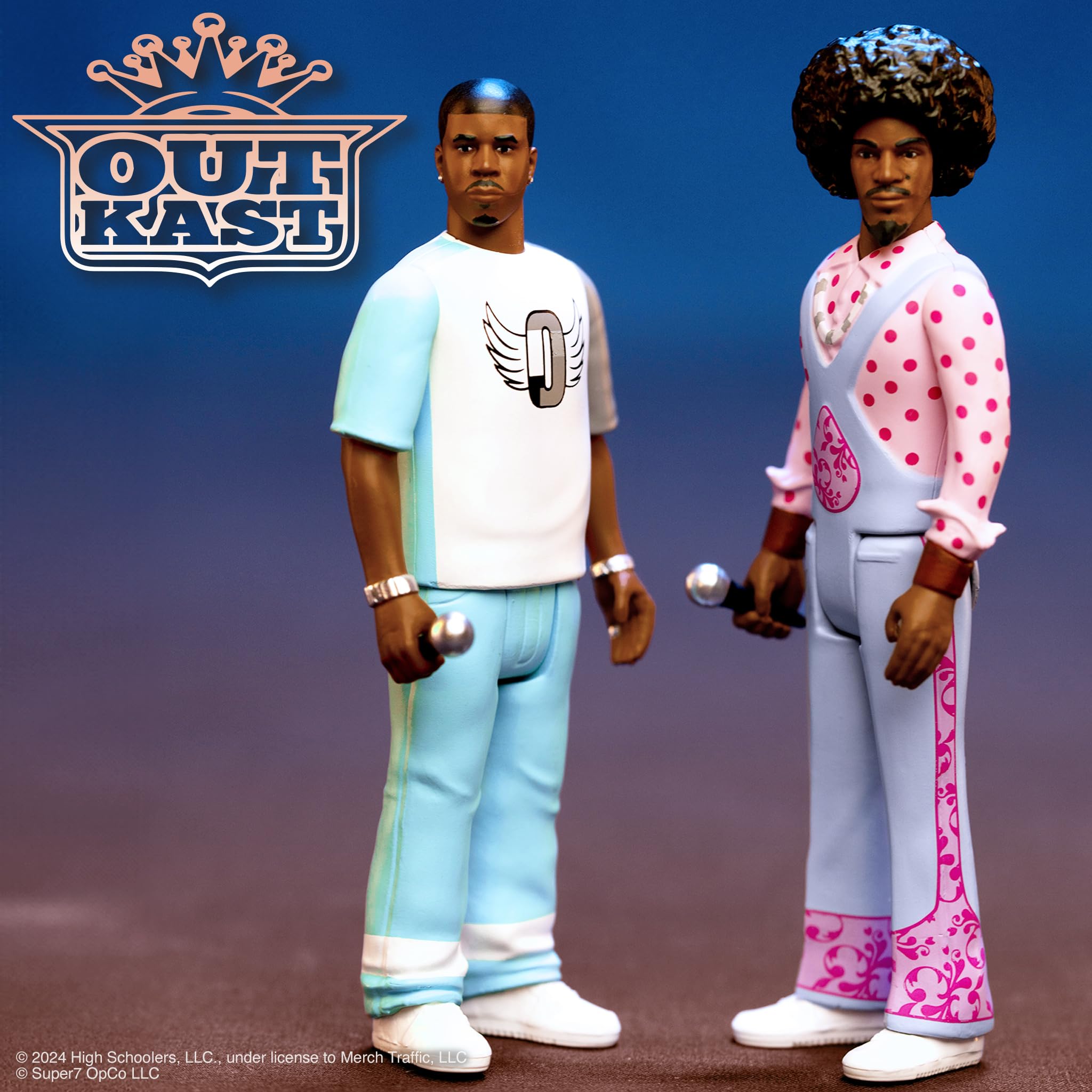 Super7 Outkast Big Boi & Dre Present Reaction Figures - (2 Pack