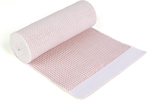 Miniatura 4 de HOSPORA Vendaje elástico de algodón de compresión sin látex, 6 pulgadas con cierre de velcro (paquete de 10)