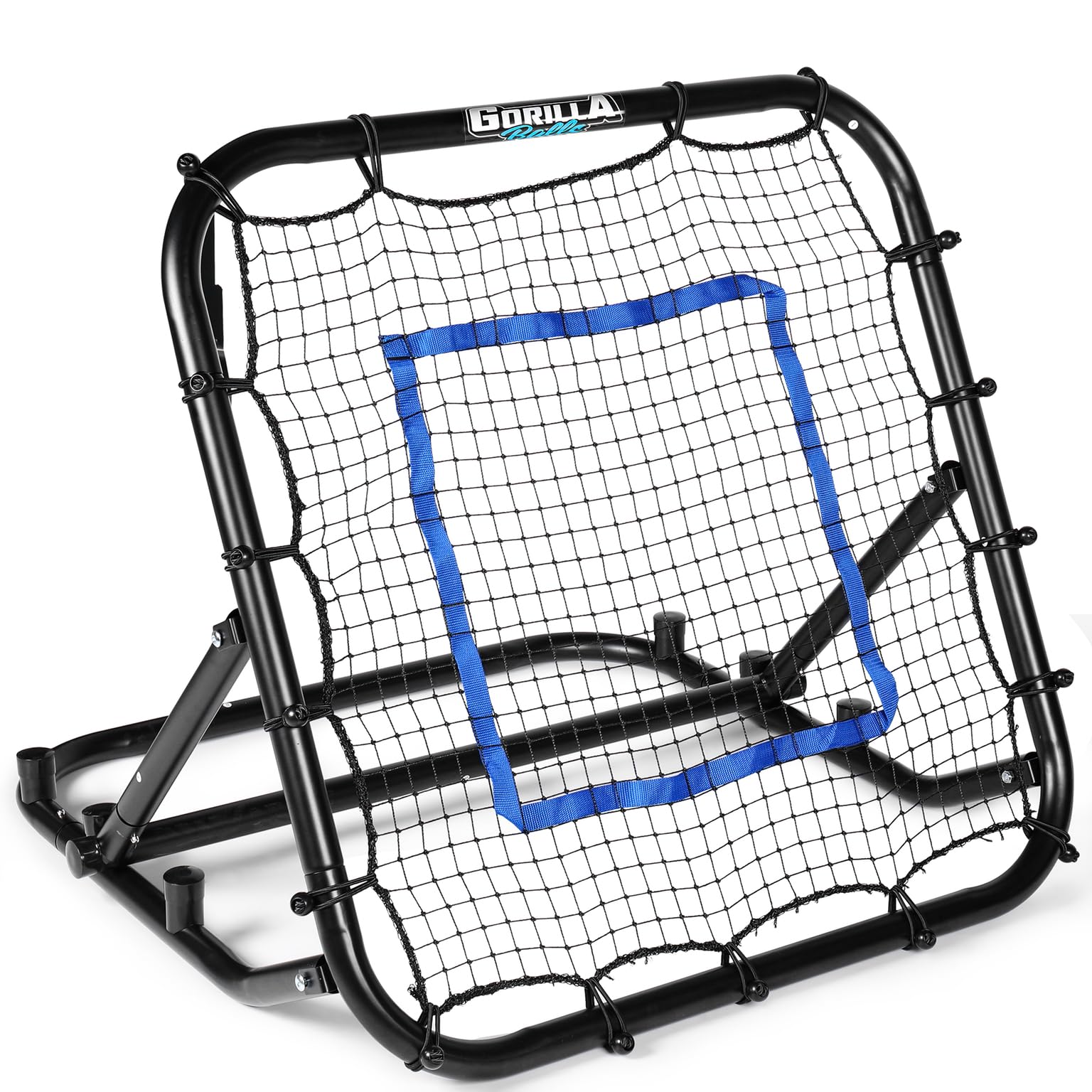 3x3 Baseball Softball Rebounder Net – Pitchback Training Net for Throwing, Fielding, Catching – Adjustable Return Net for Backyard Practice – Portable, Heavy Duty, Weather-Resistant-Volleyball