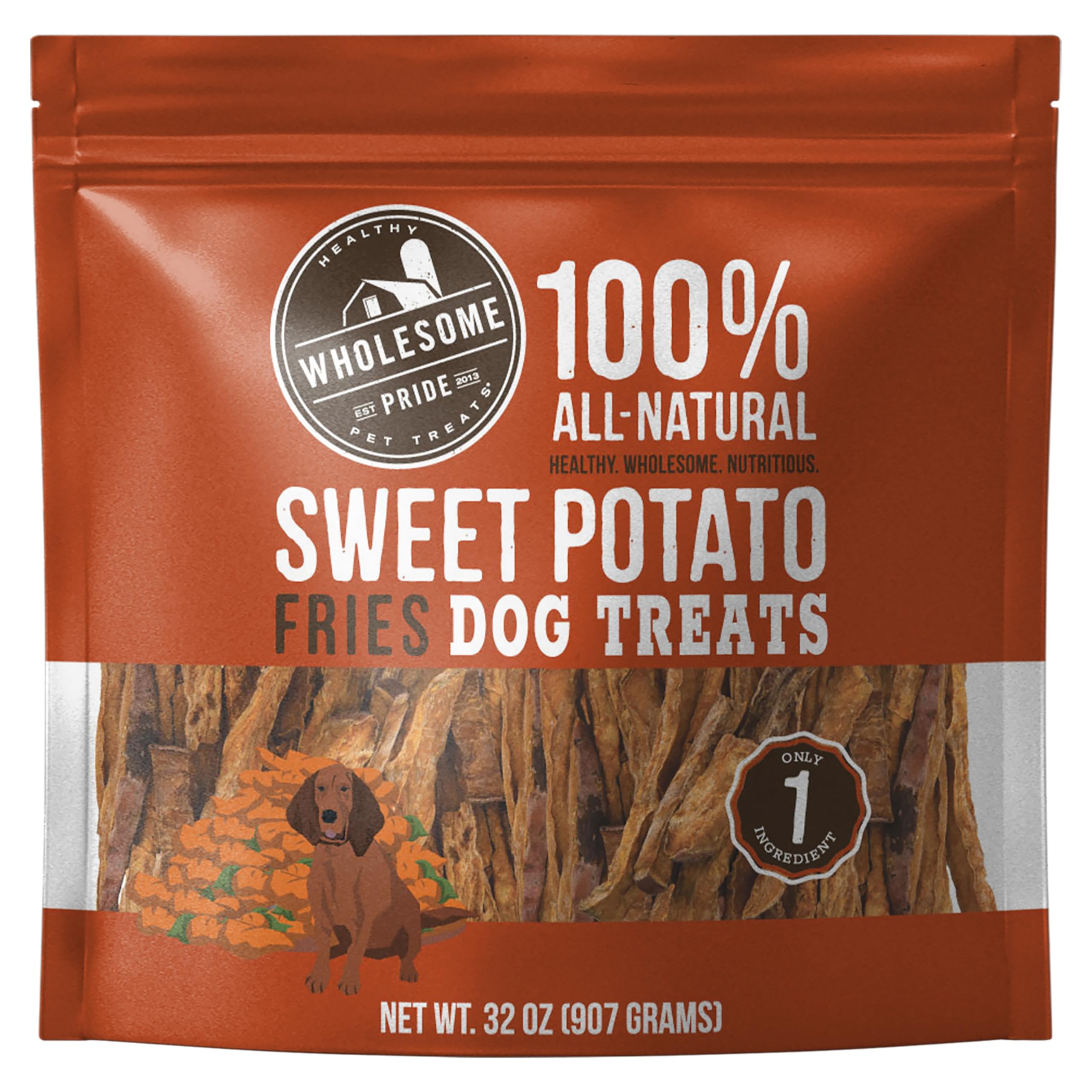 All-Natural Sweet Potato Fries, Single Ingredient, Dog Treat, 900 ml