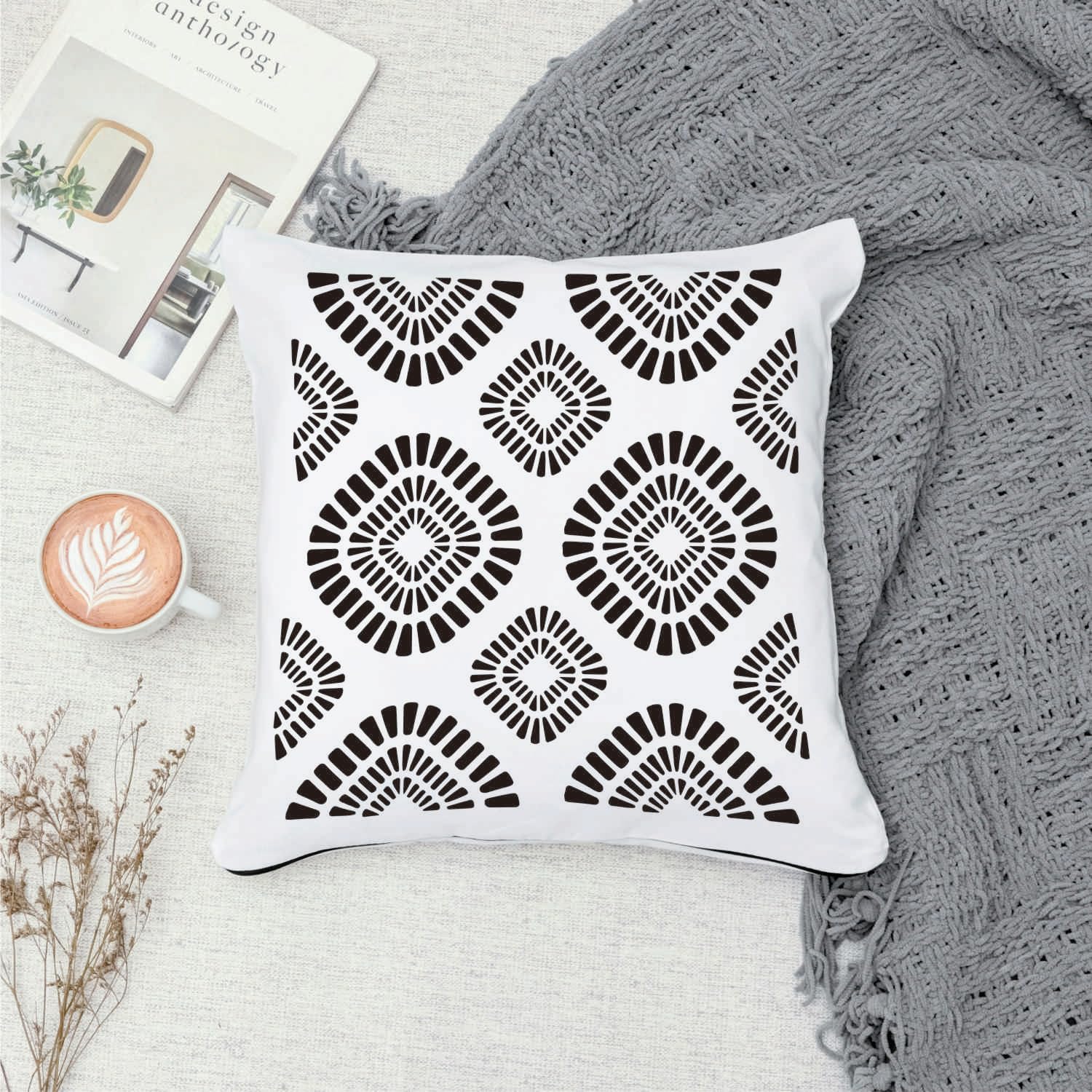 3pcs Layering Circle Stencils, Reusable Circle DIY Art Painting Template, 16.0 Cm Plastic Texture Drawing Stencil For Wall, Wood, Canvas, Floor, Furniture Home Decor - View #9