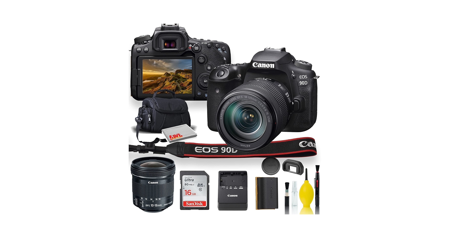 Amazon.com : Canon EOS 90D DSLR Camera with 18-135mm Lens