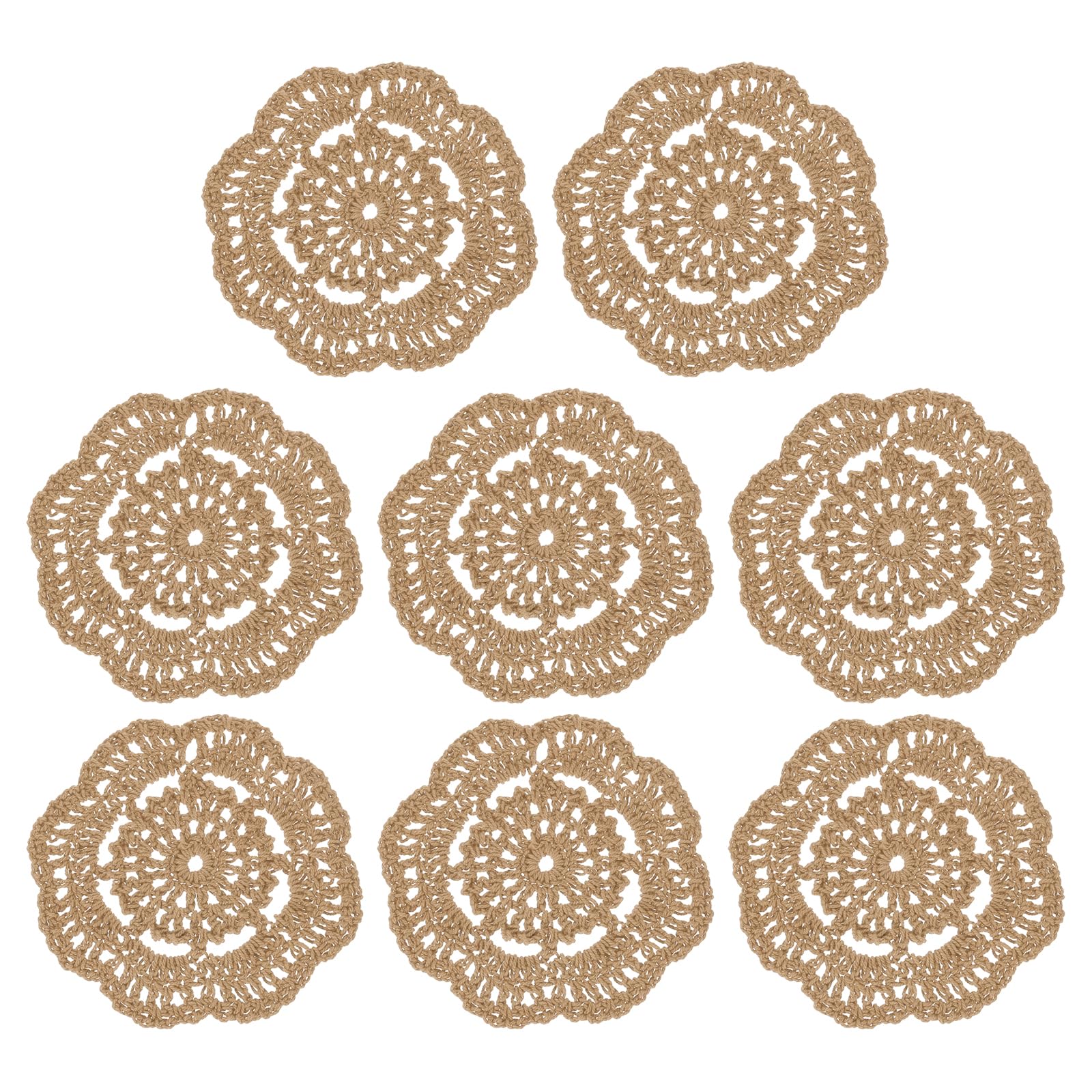 Napperons en crochet faits main en coton, cadeau idéal pour pendaison de crémaillère