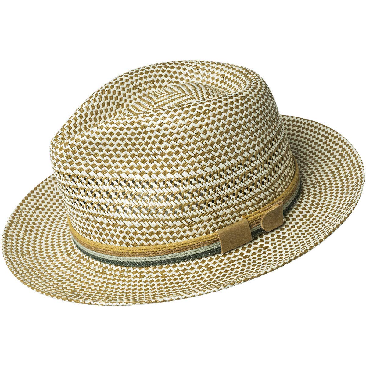 Bailey of Hollywood Rudi LiteStraw Fedora Sepia/Natural, Small