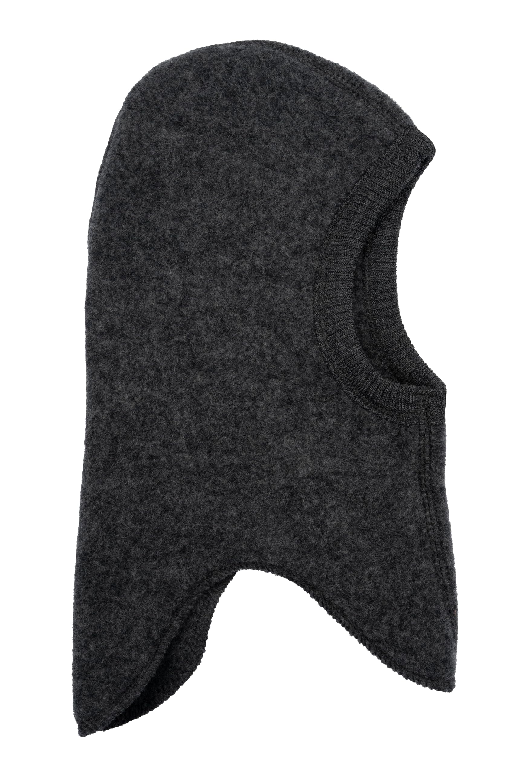 Mikk-line Lana Fullface Anthracite Melange 86/92 | Oeko-TEX Standard 100 | Berretto in lana per bambini | Balaclava bambini | Design unisex, melange antracite, XXXS
