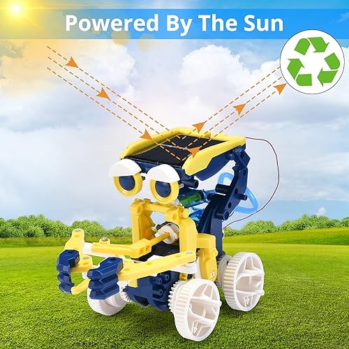 Miniatura 3 de OUTOGO - Proyectos STEM para niños de 8 a 12 años juguetes de robot solar para niños de 8 a 9 a 10 años kits de experimentos científicos de