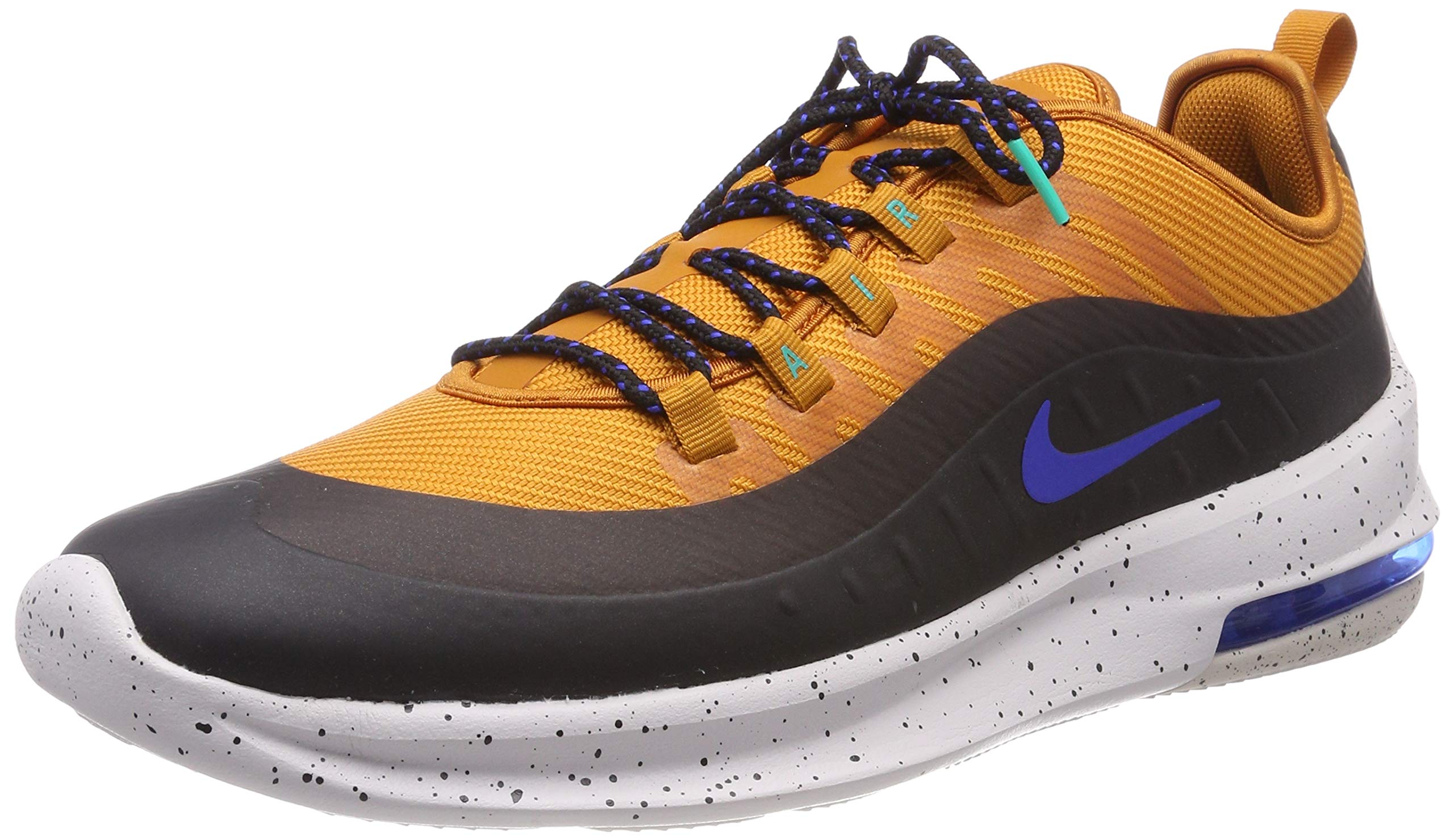 Nike Men's Air Max Axis Premium Running Shoes, Monarch/Hyper Royal/Black (US 9.5)