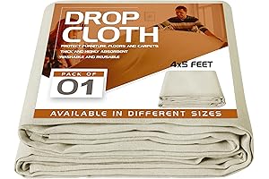 Utopia 4x5 ft Dropcloth: Protection and Convenience