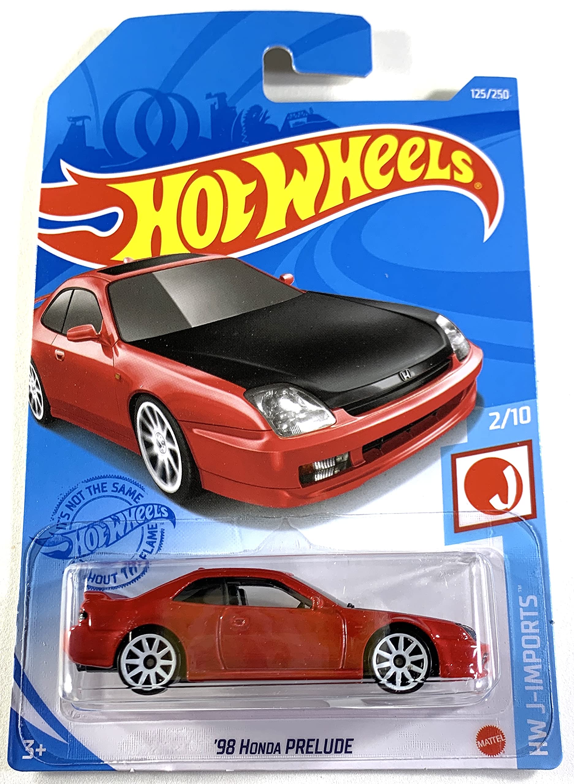 2021, '98 Honda Prelude Red, HW J-Imposrts 2/10, 125/250