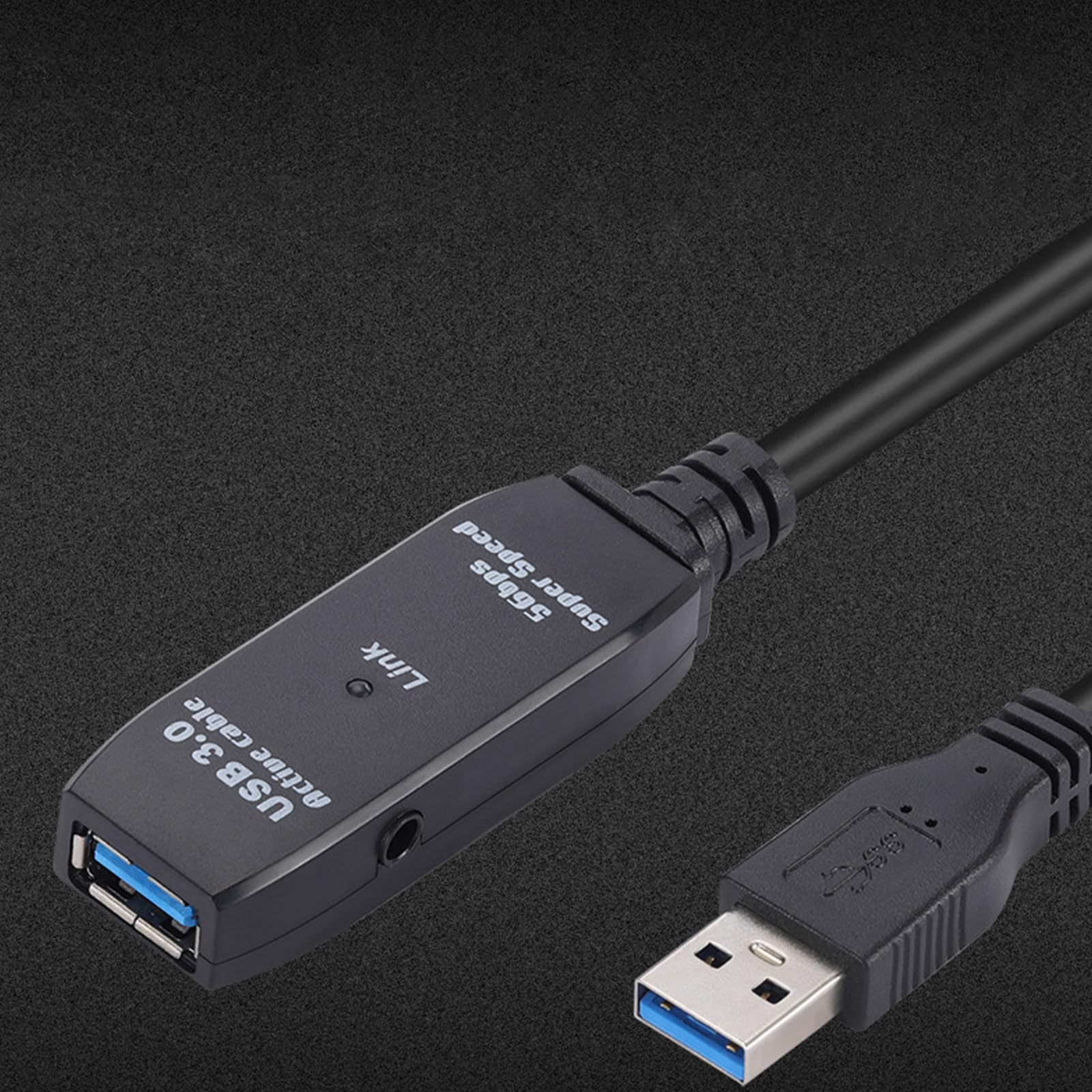 Cable de extensión USB 3.0 de alta velocidad, repetidores de transferencia de datos, conectores USB macho a hembra, para impresora, escáner, PC, perife