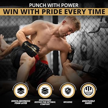 Matte Black MMA Gloves Martial Arts Mitts Grappling Sparring Men Muay Thai Cage Fighting Boxing Combat Sports Women pink UFC Punching Bag Training