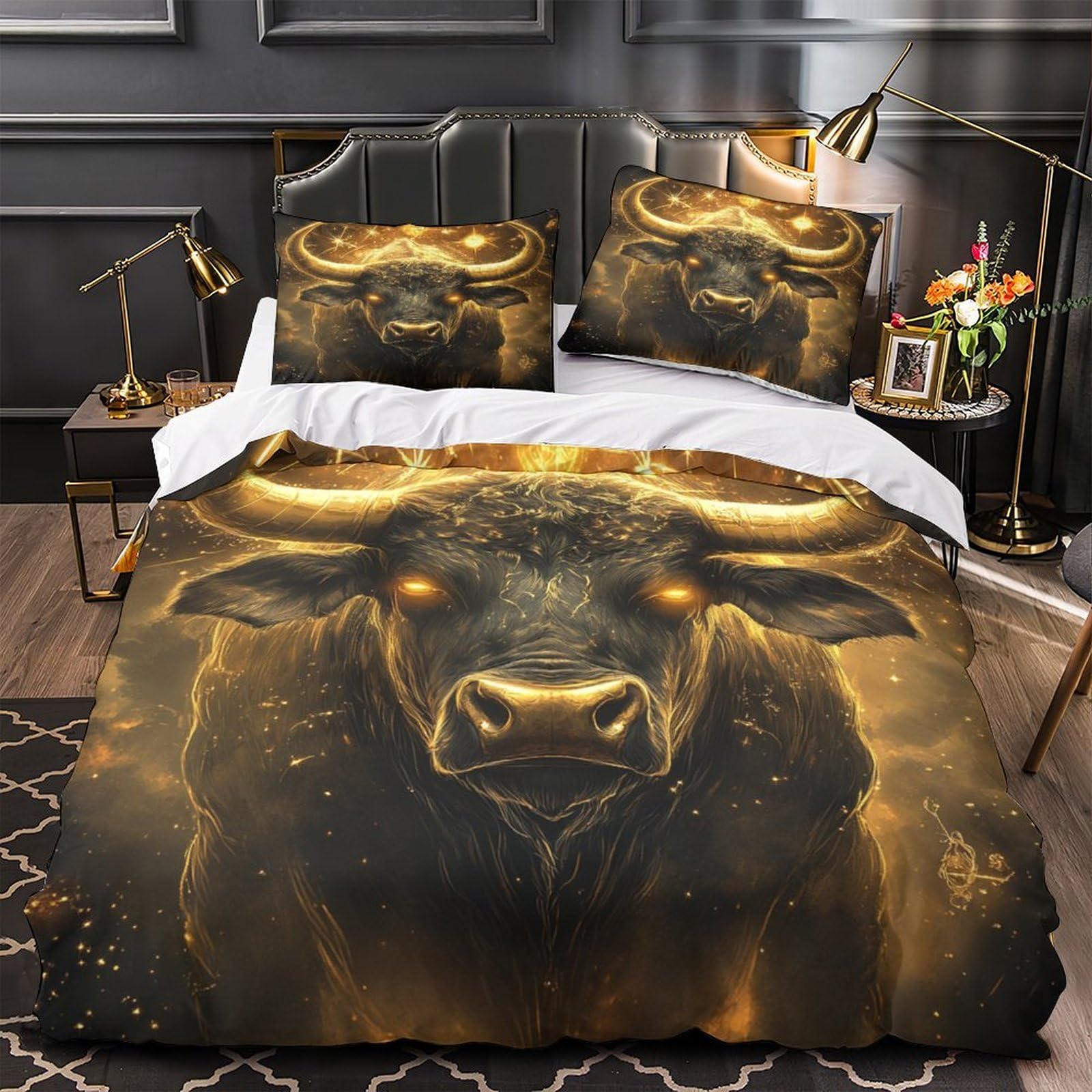 Housse de Couette Taureau Cosmique pour sublimer la chambre de vos enfants