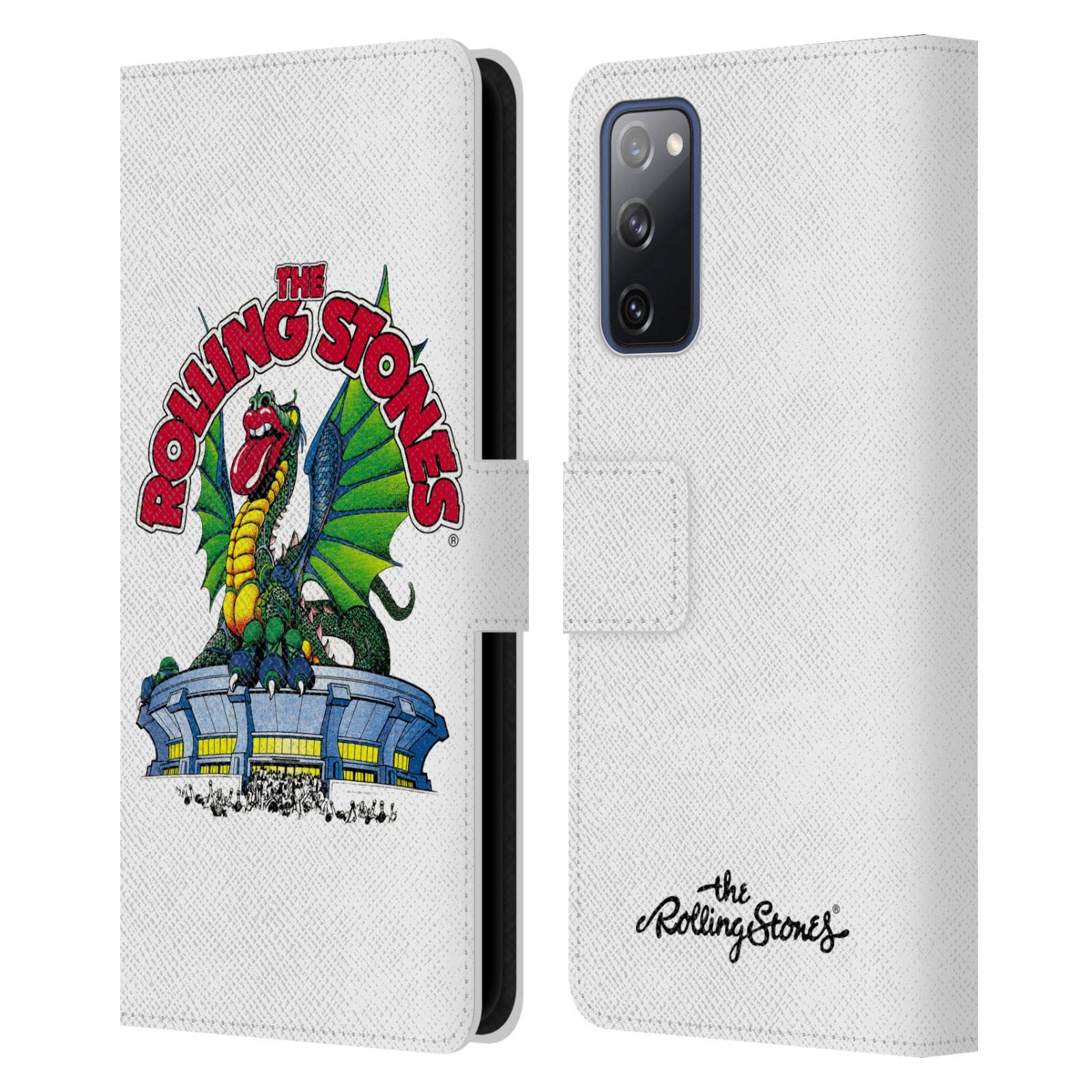 Funda Samsung S20 FE 5G tipo libro cuero carcasa protectora The Rolling Stones Dragon Arte Clave 7