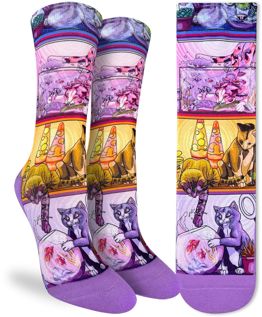 Good Luck Sock Women's Breaching Orcas Socks, Adult, Shoe Size 5-9 — view 94