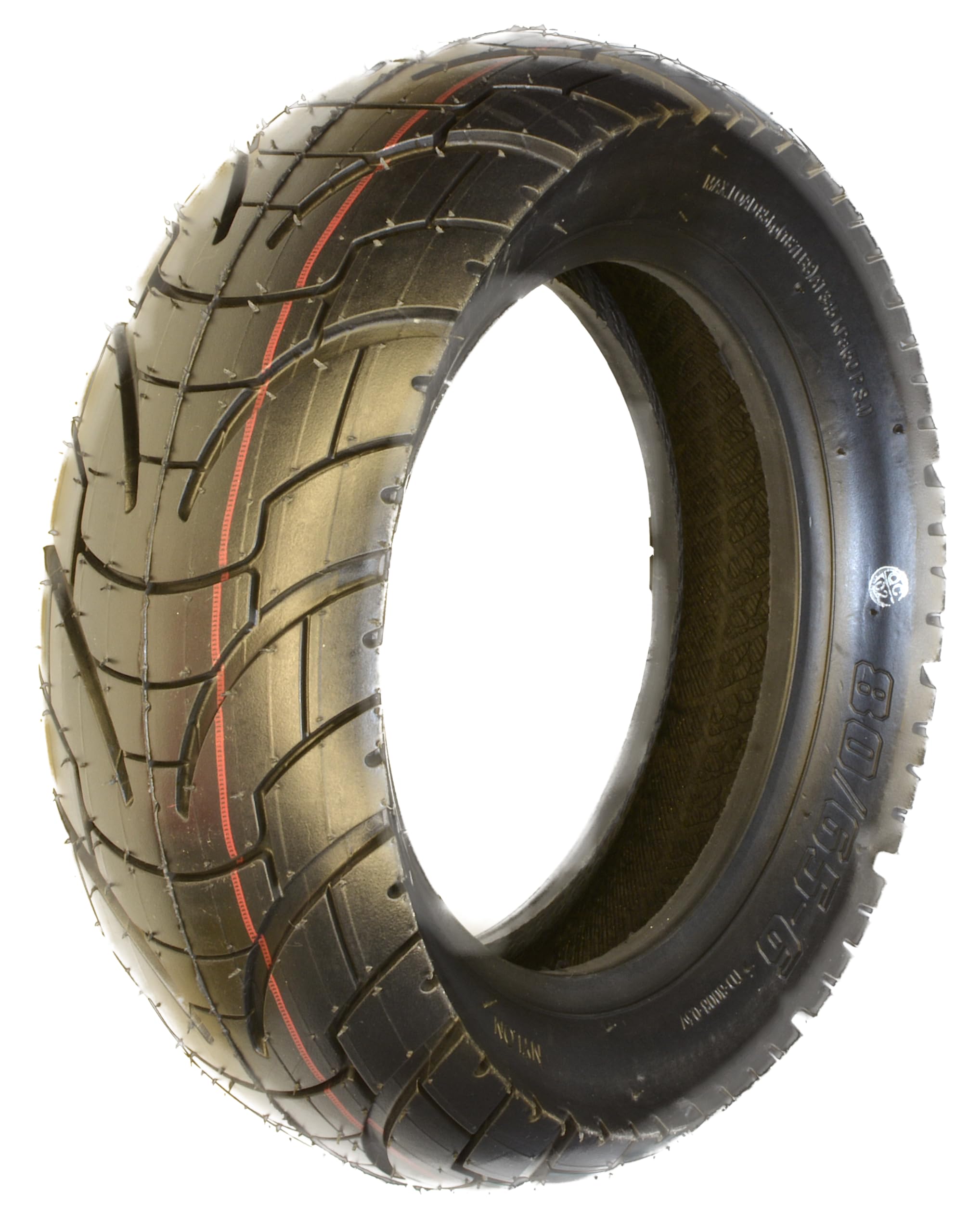 Pneumatico Tubeless 10x3-6 (80/65-6) 255X80-6 Compatibile SmartGyro Dualtron Monopattino Elettrico