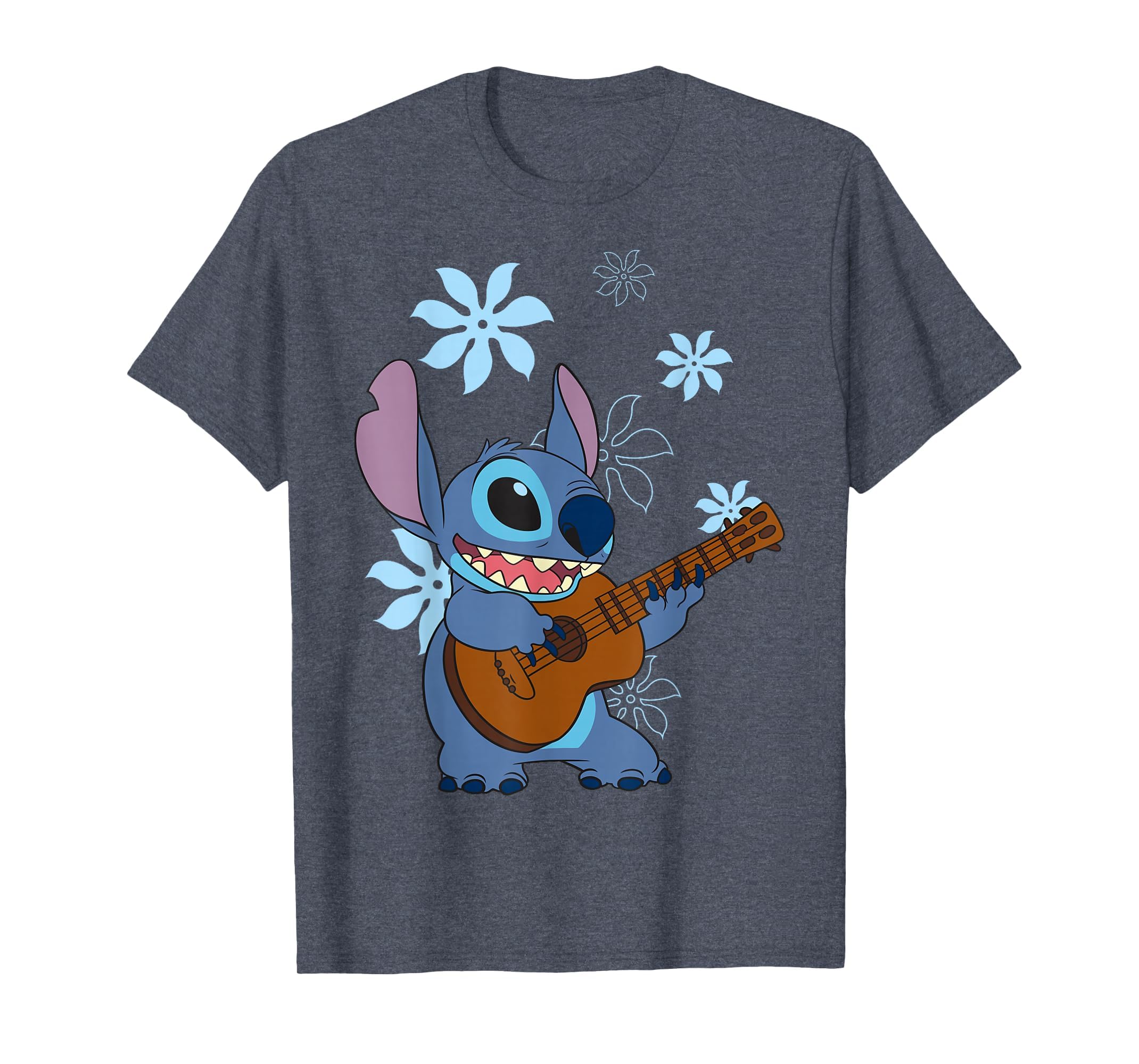 Girl's Lilo &amp; Stitch Floral Ukulele Dance T-Shirt