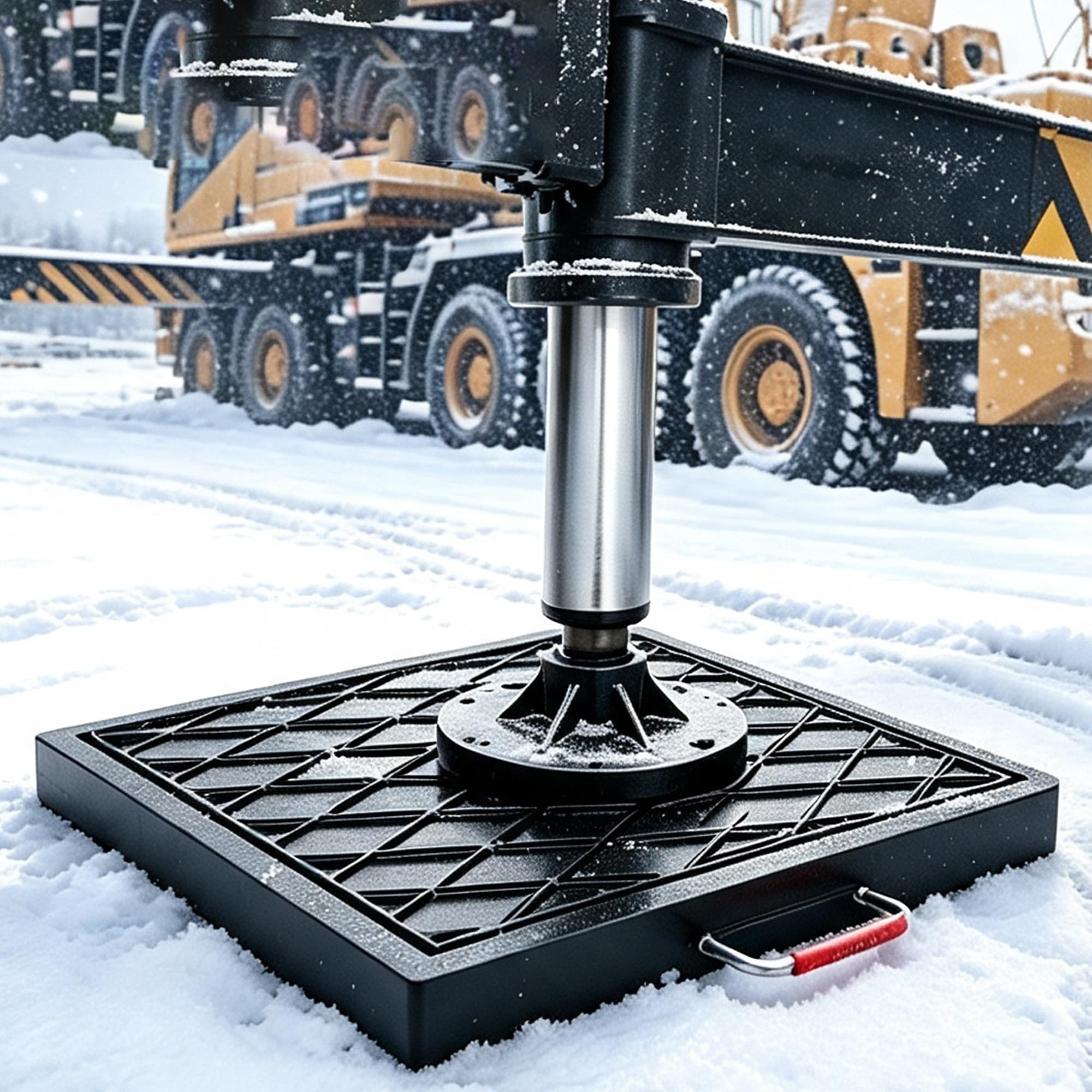 Stützplatten Für Betonpumpenwagen Bodenschutzblöcke Für Baustellen T55