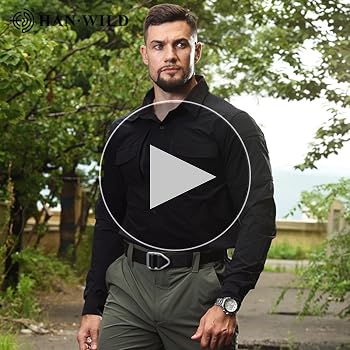 Amazon.com: Men's Tactical Shirts Breathable Quick Dry Long