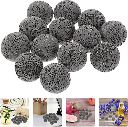 Miniatura 3 de Natural Volcanic Rock Aromatherapy Stone Diffuser Fragrance Decoration for Home and Office Air Purification with Essential Oils