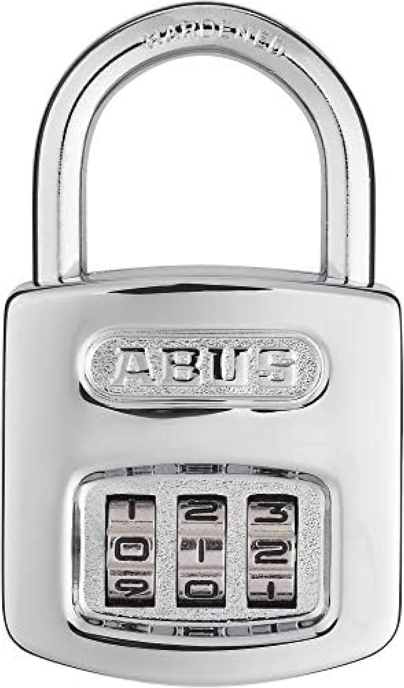160/40 C 160 All Weather Resettable Chrome Combination Padlock, 3 Dial