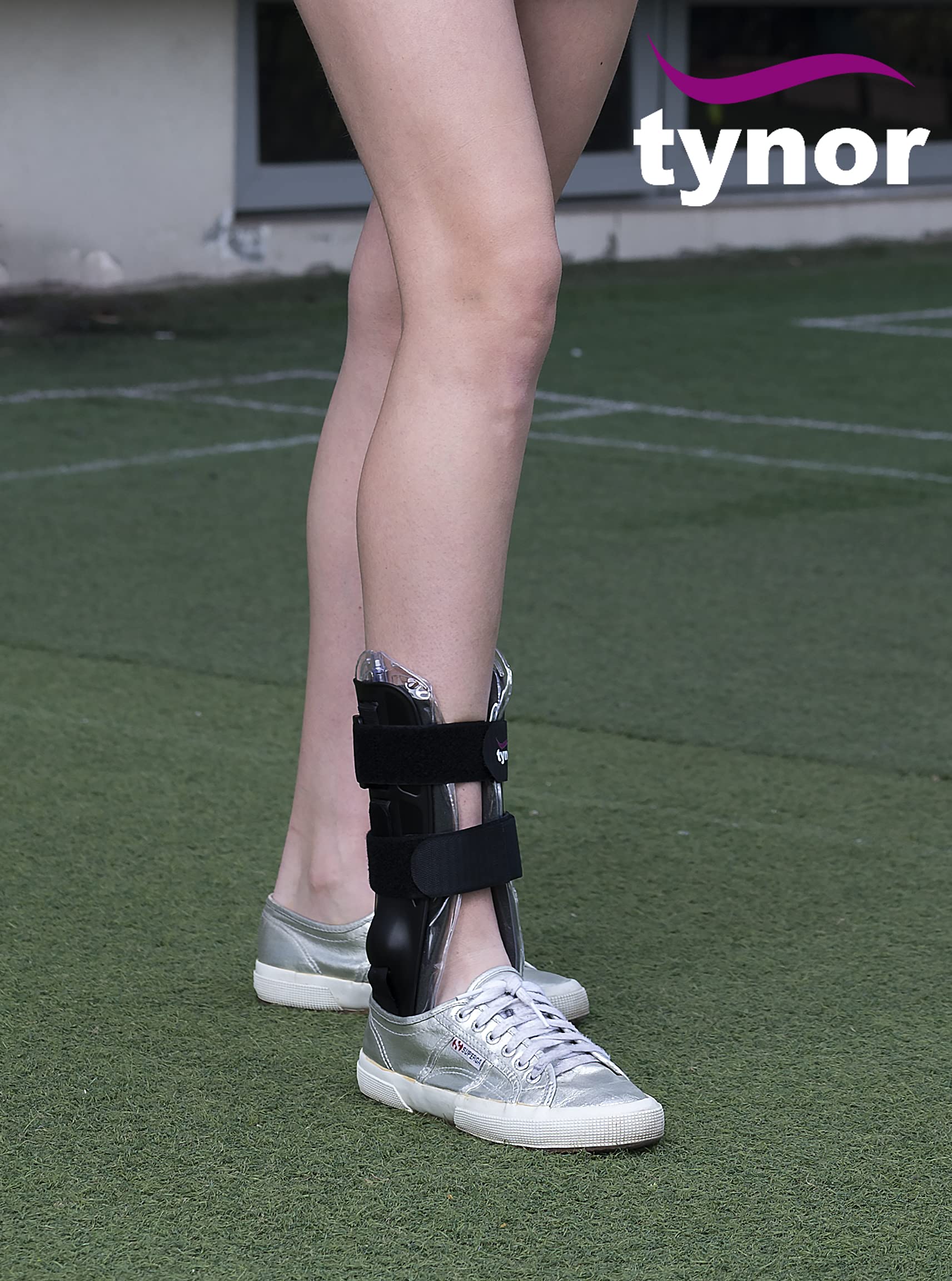 TYNOR Air Ankle Splint, Black, Universal Size, 1 Unit - Image 6 thumbnail