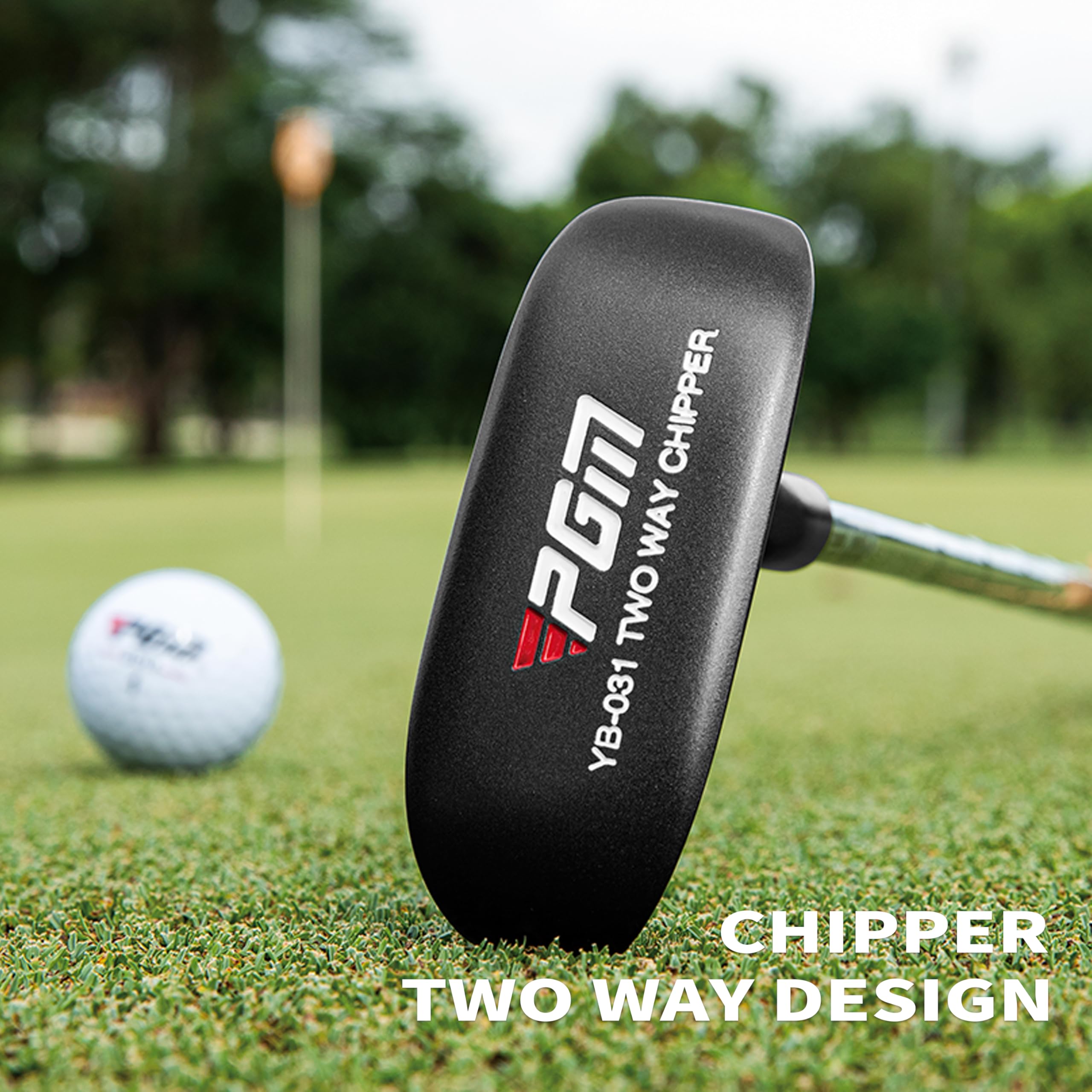 PGM Golfschläger Zwei-Wege-Chipper 36° für Rechts- und Linkshänder, Dual-Sided Chipper Putter Short Game Improvement Wedge für Männer und Frauen