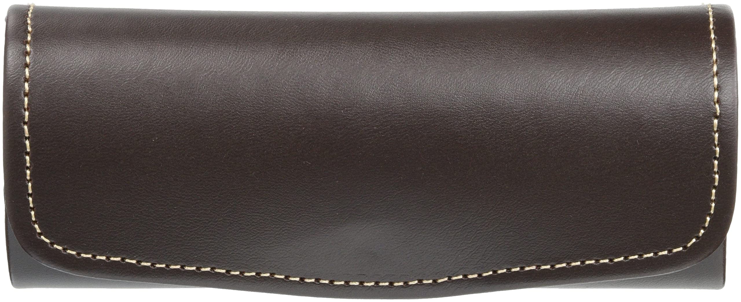 Amazon.co.jp: 革 風 ステッチ入り おしゃれ コンパクト メガネケース