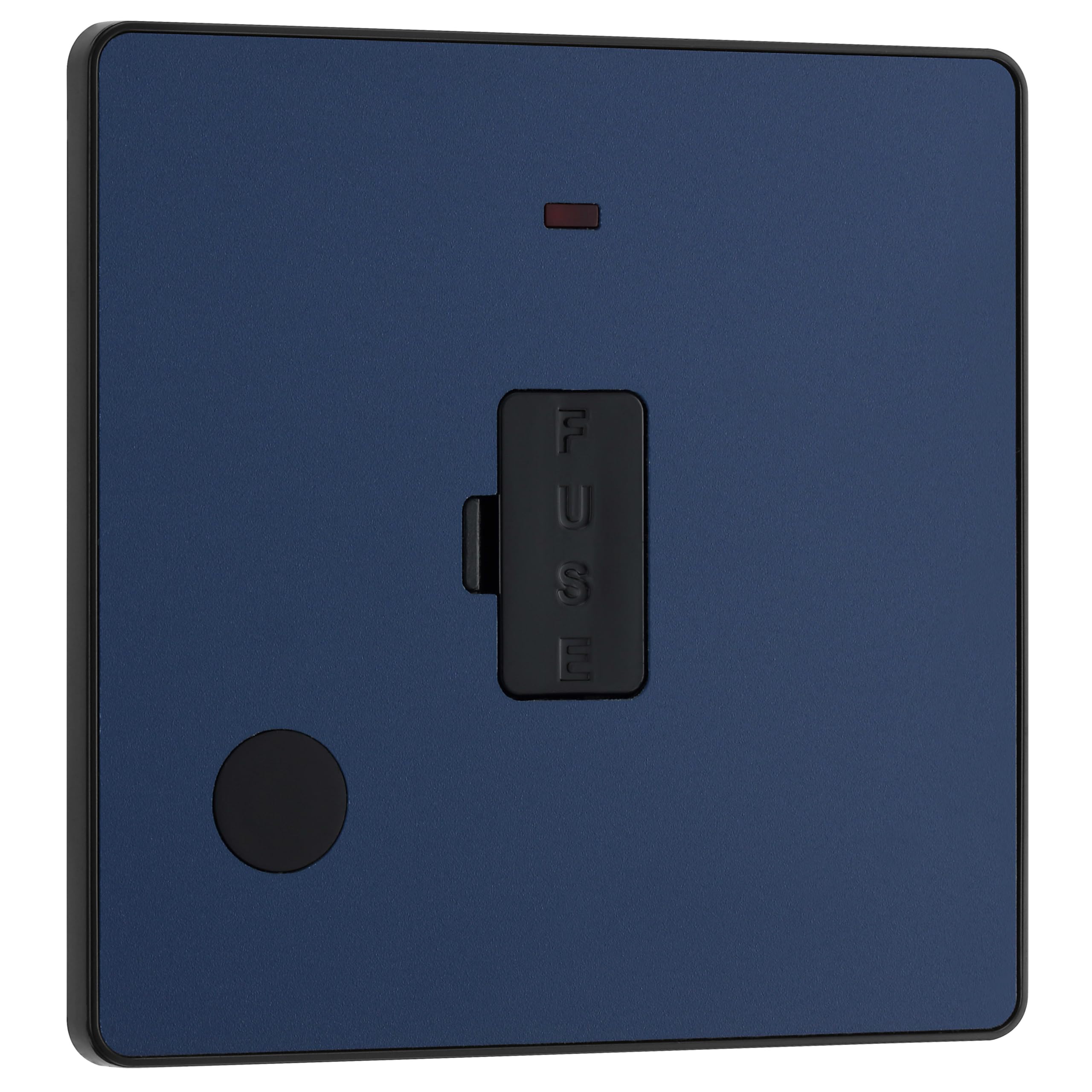 British General Bg Evolve Unswitched Fuse UnitFcuLed & Flex OutletMatt Blue from B&Q