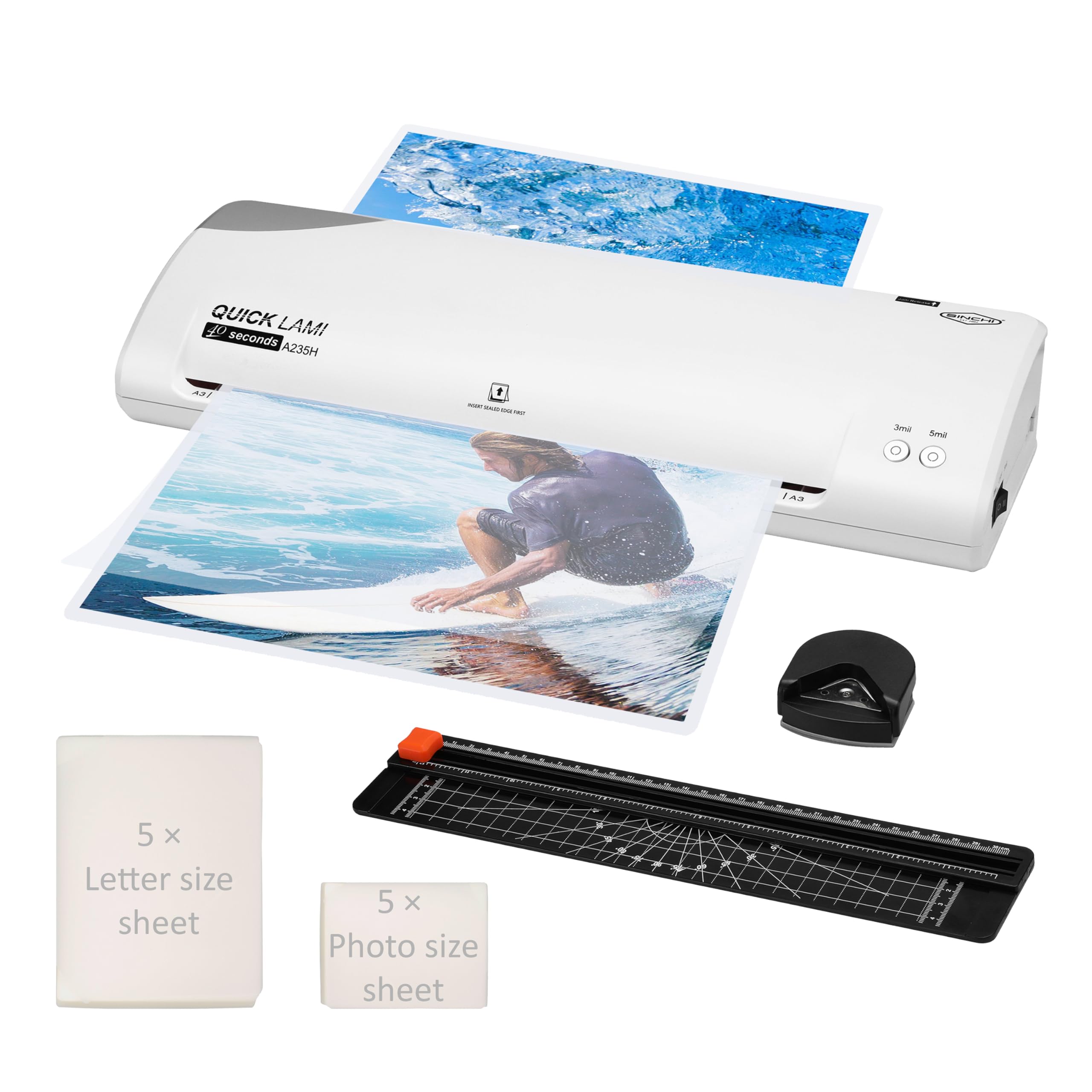 Amazon.com : SINCHI 13-Inch Thermal Laminator Machine, 3–5 Mil