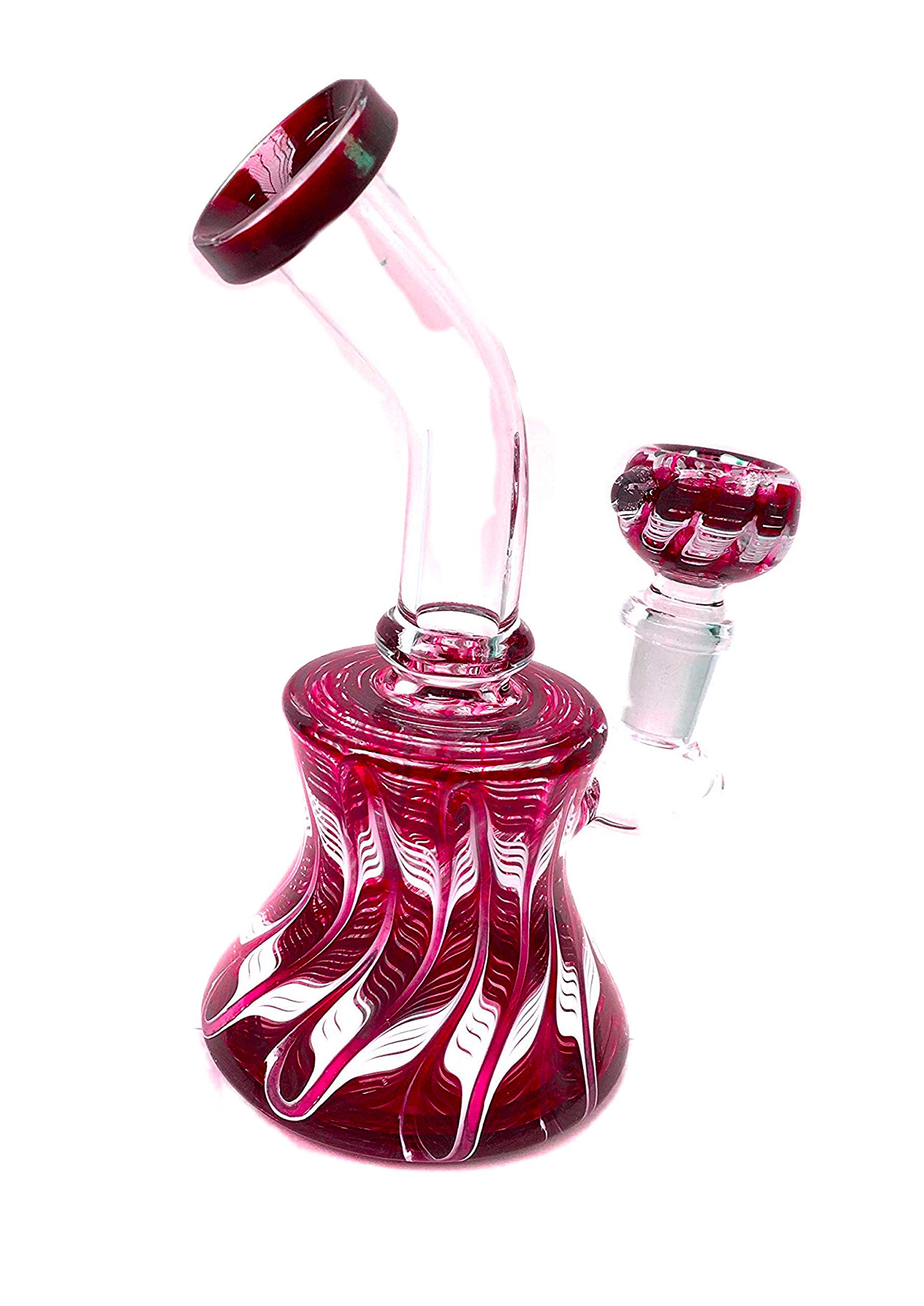 LeafGlass USA 8 inch Glass Bong Waterpipe