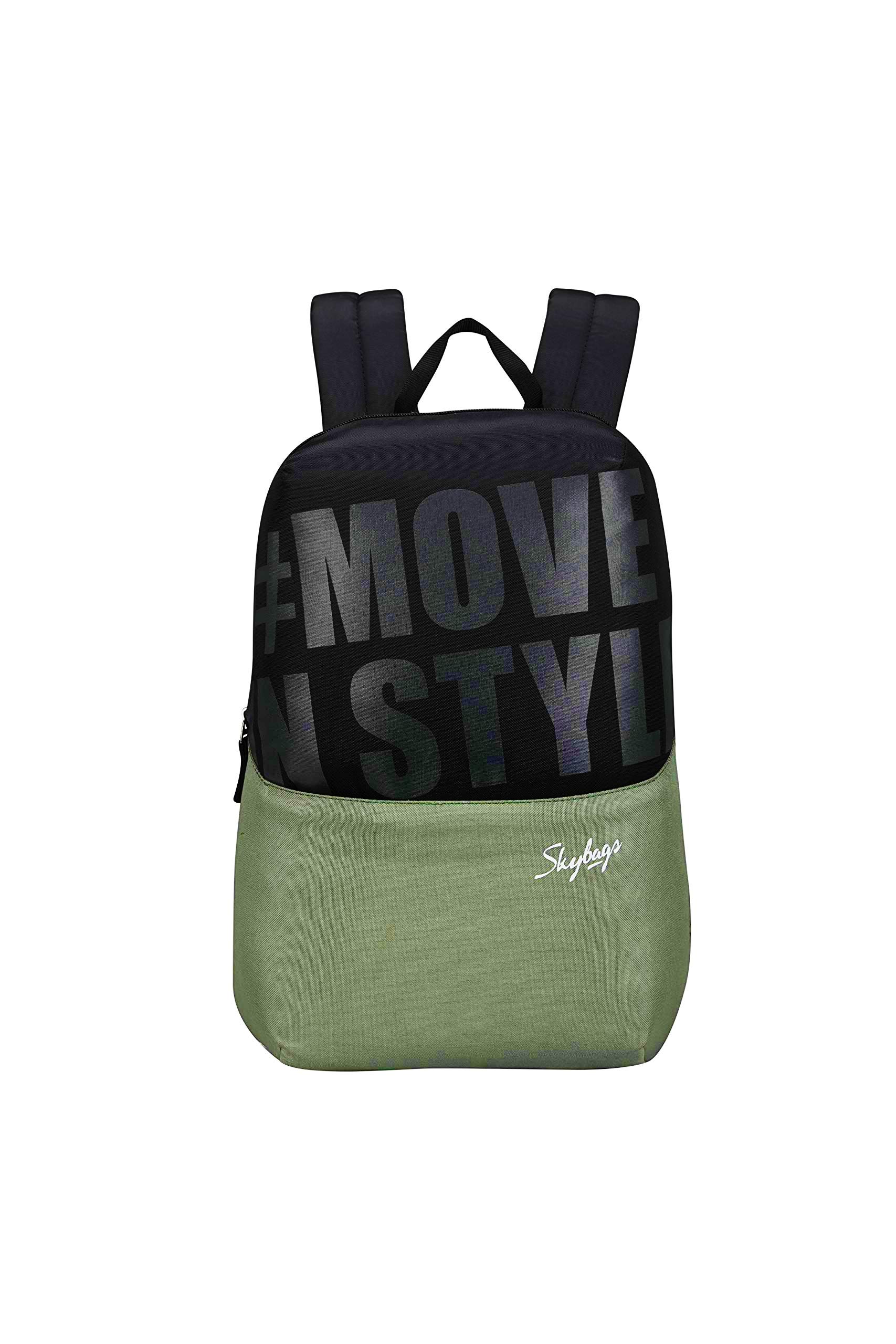 15 Ltrs Black Casual Backpack (Uno 01)-image-1