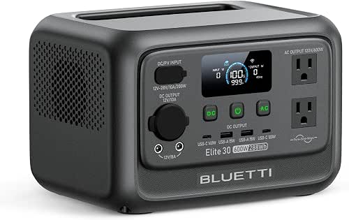 BLUETTI Elite 30 V2 Portable Power Station 288Wh 600W LFP
